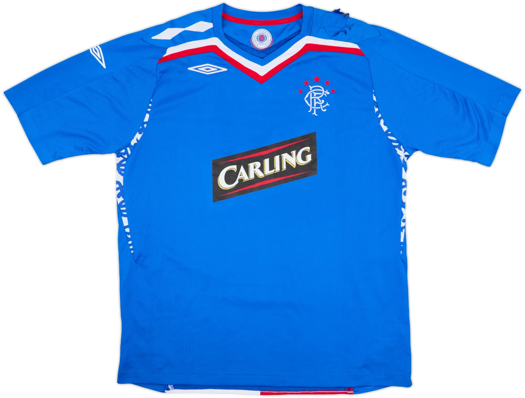 Umbro Rangers Mens SS Home Shirt 2007/08