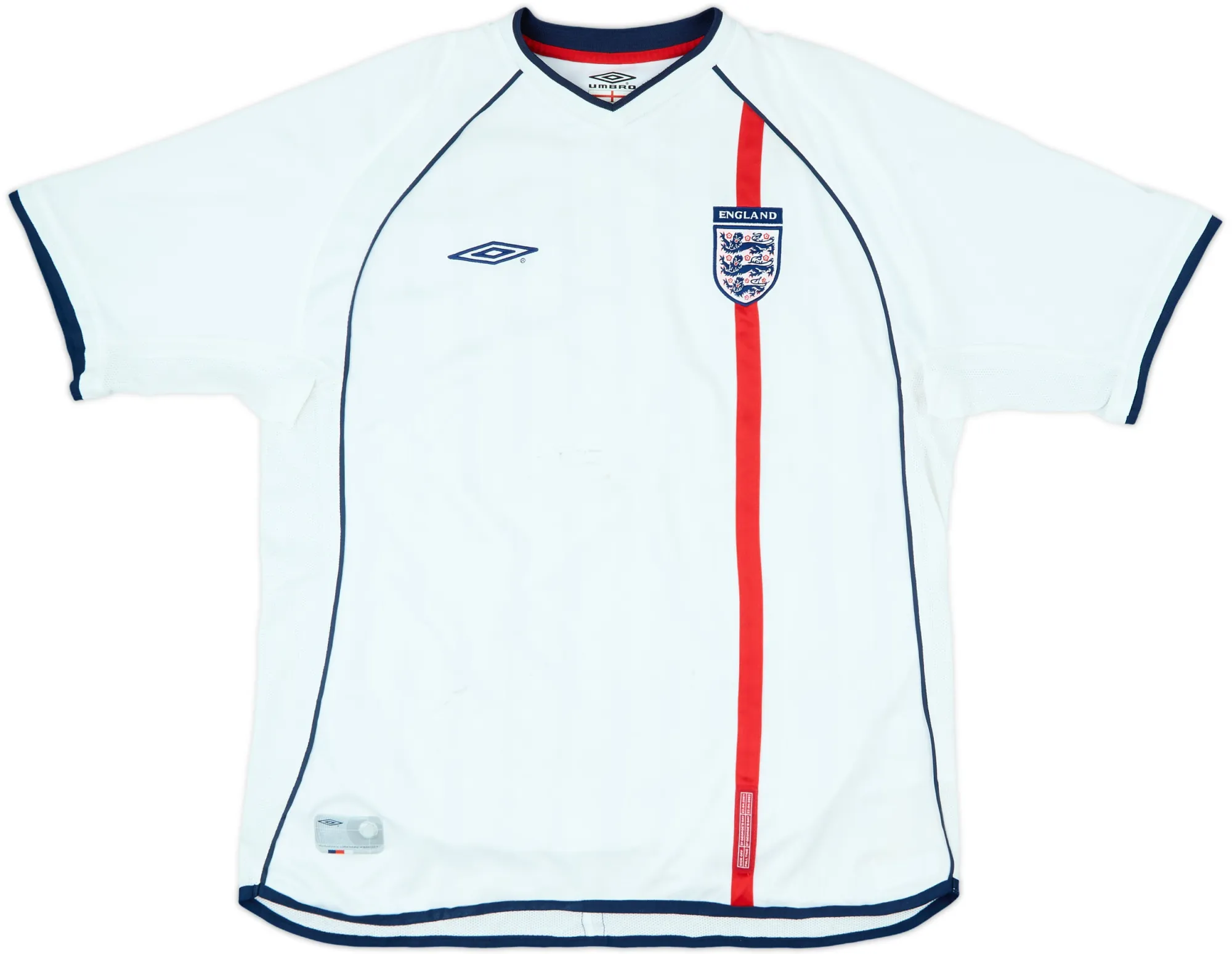 Umbro England Mens SS Home Shirt 2001