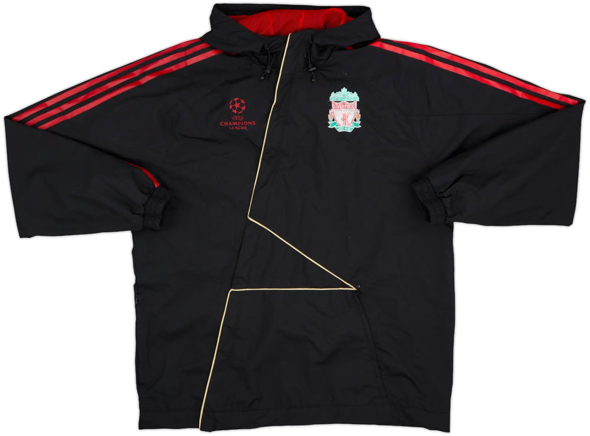 2009-10 Liverpool adidas Hooded Rain Jacket - 6/10 - (L)