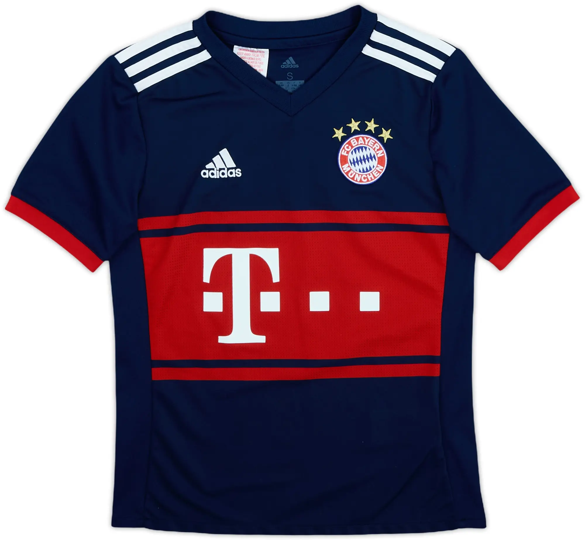 adidas Bayern Munich Boys SS Away Shirt 2017/18