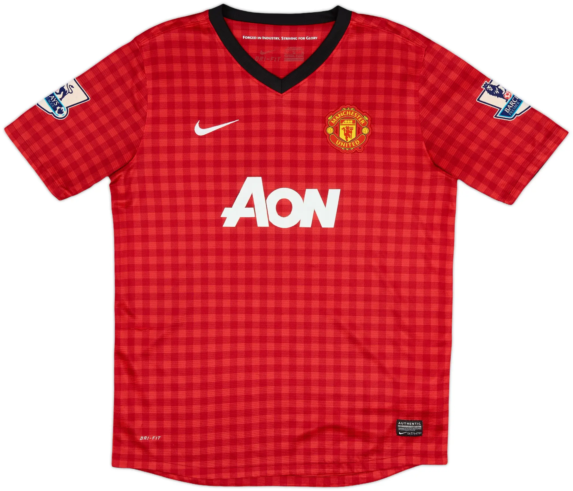Nike Manchester United Boys SS Home Shirt 2012/13