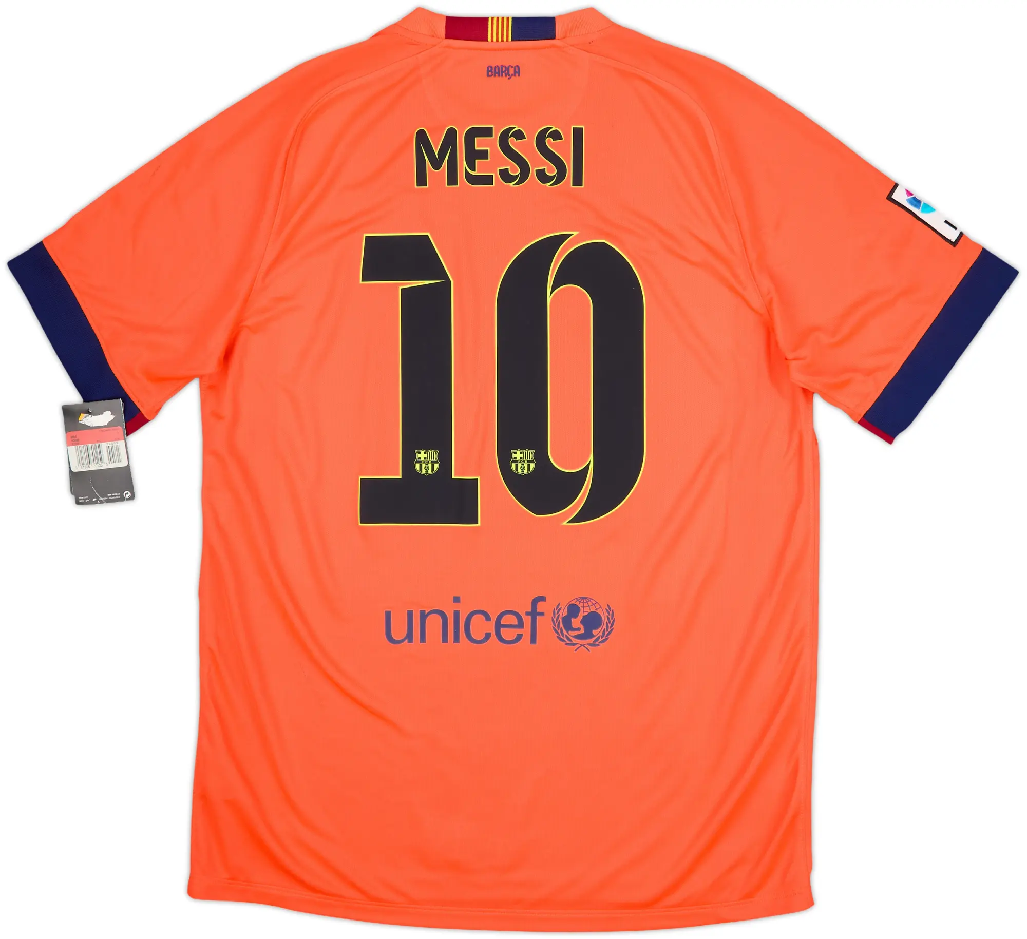 Nike Barcelona Mens SS Away Shirt 2014/15
