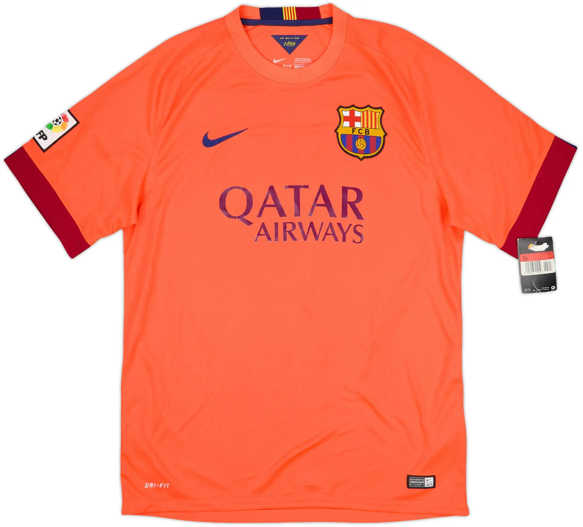 Nike Barcelona Mens SS Away Shirt 2014/15