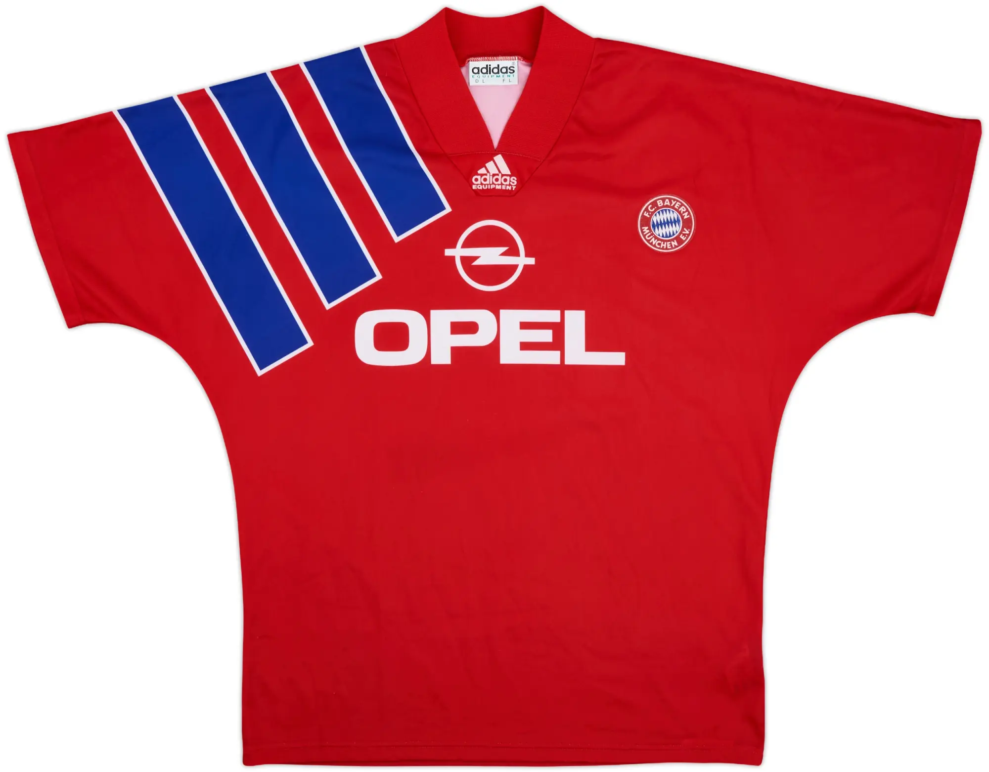 adidas Bayern Munich Mens SS Home Shirt 1991/93