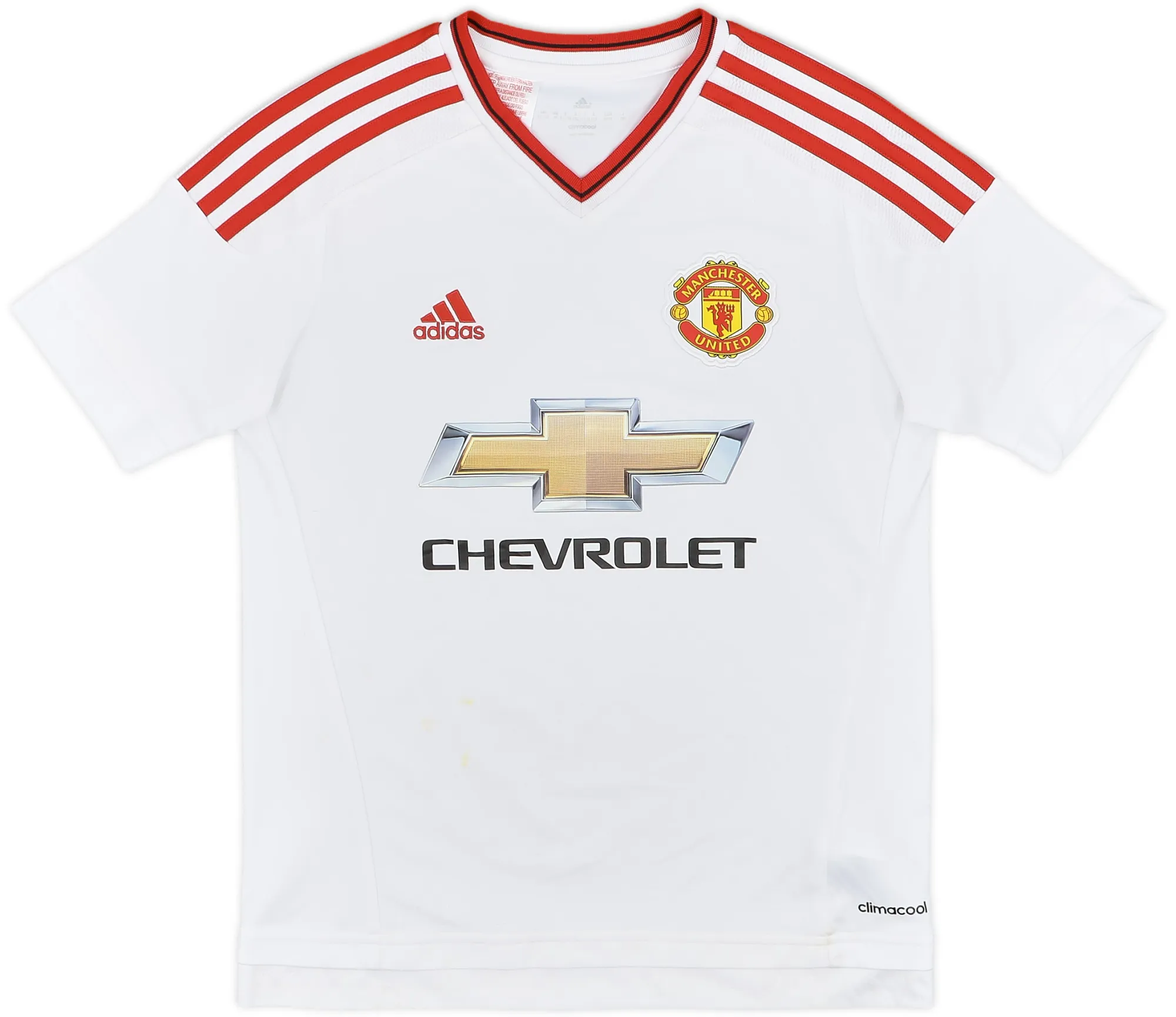 adidas Manchester United Boys SS Away Shirt 2015/16