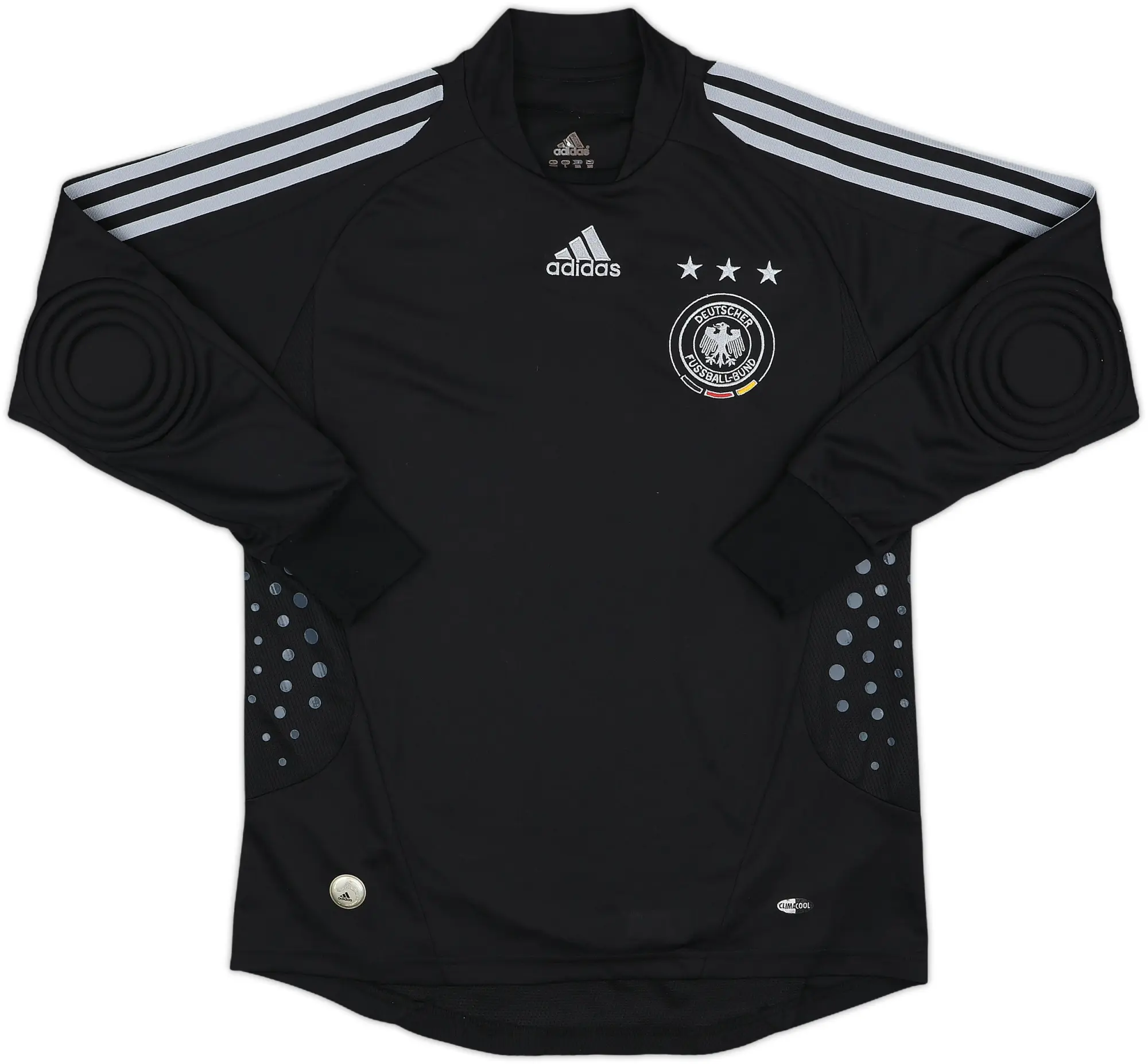 adidas Germany Boys LS Goalkeeper Home Shirt 2008