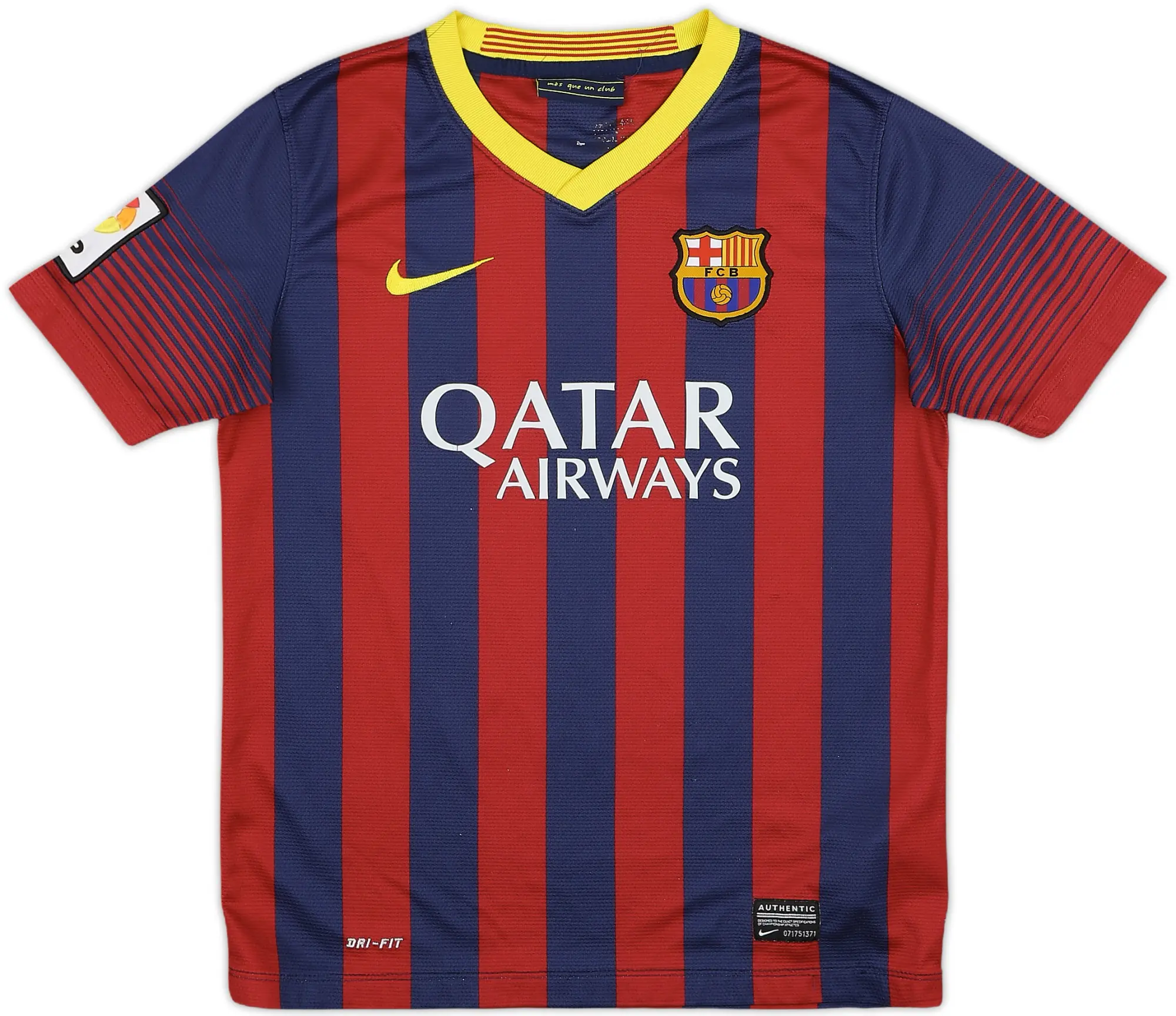 Nike Barcelona Boys SS Home Shirt 2013/14