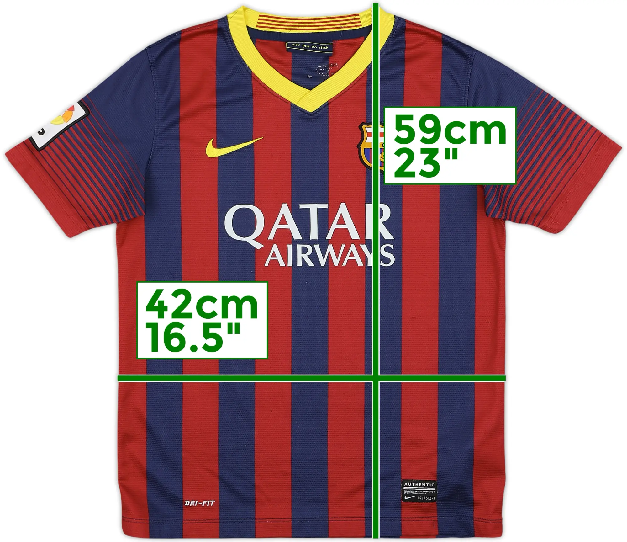 Nike Barcelona Boys SS Home Shirt 2013/14