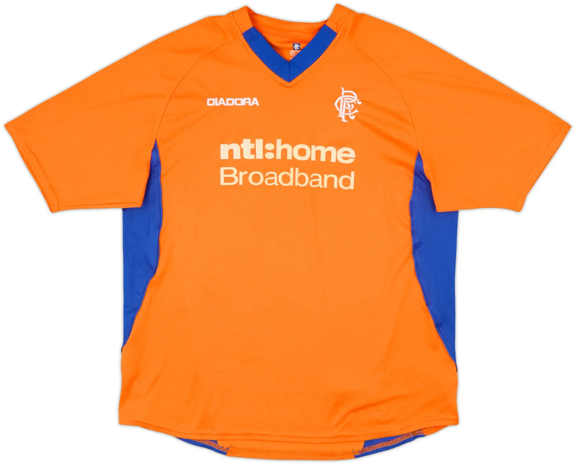 Diadora Rangers Mens SS Away Shirt 2002/03