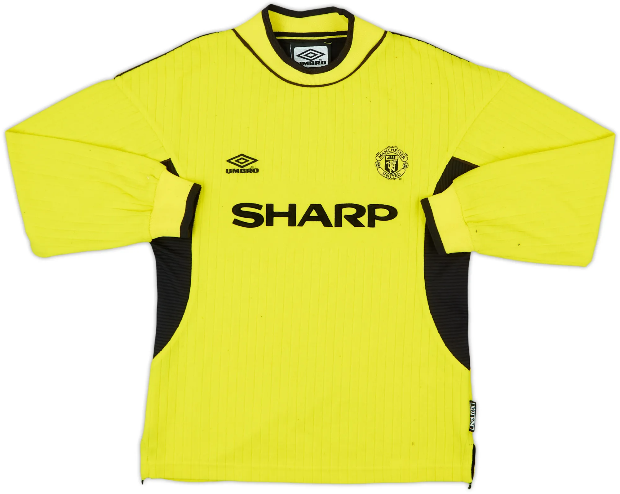 Umbro Manchester United Boys LS Goalkeeper Home Shirt 1999/00