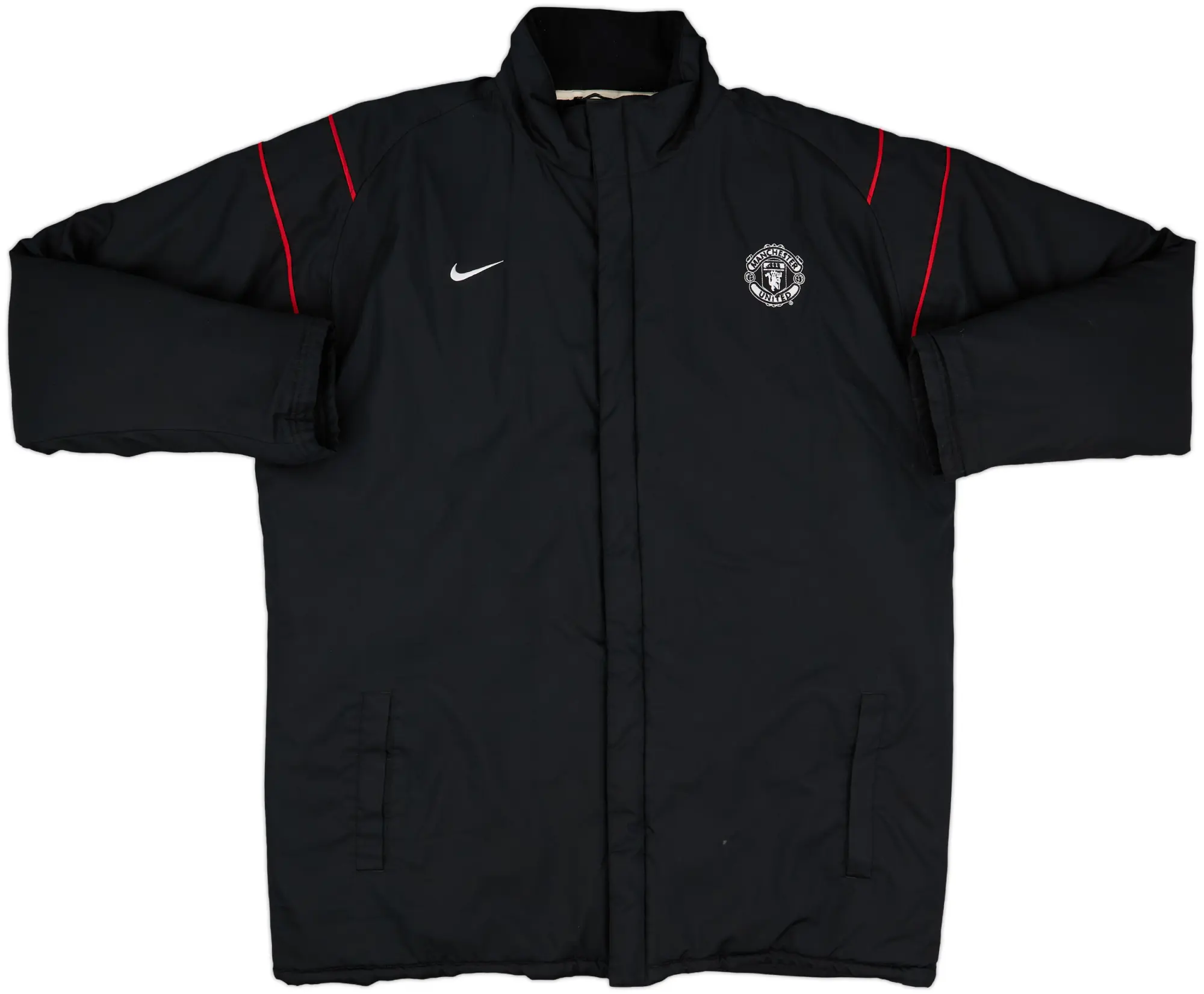 2003-04 Manchester United Nike Padded Bench Coat - 8/10 - (XL)