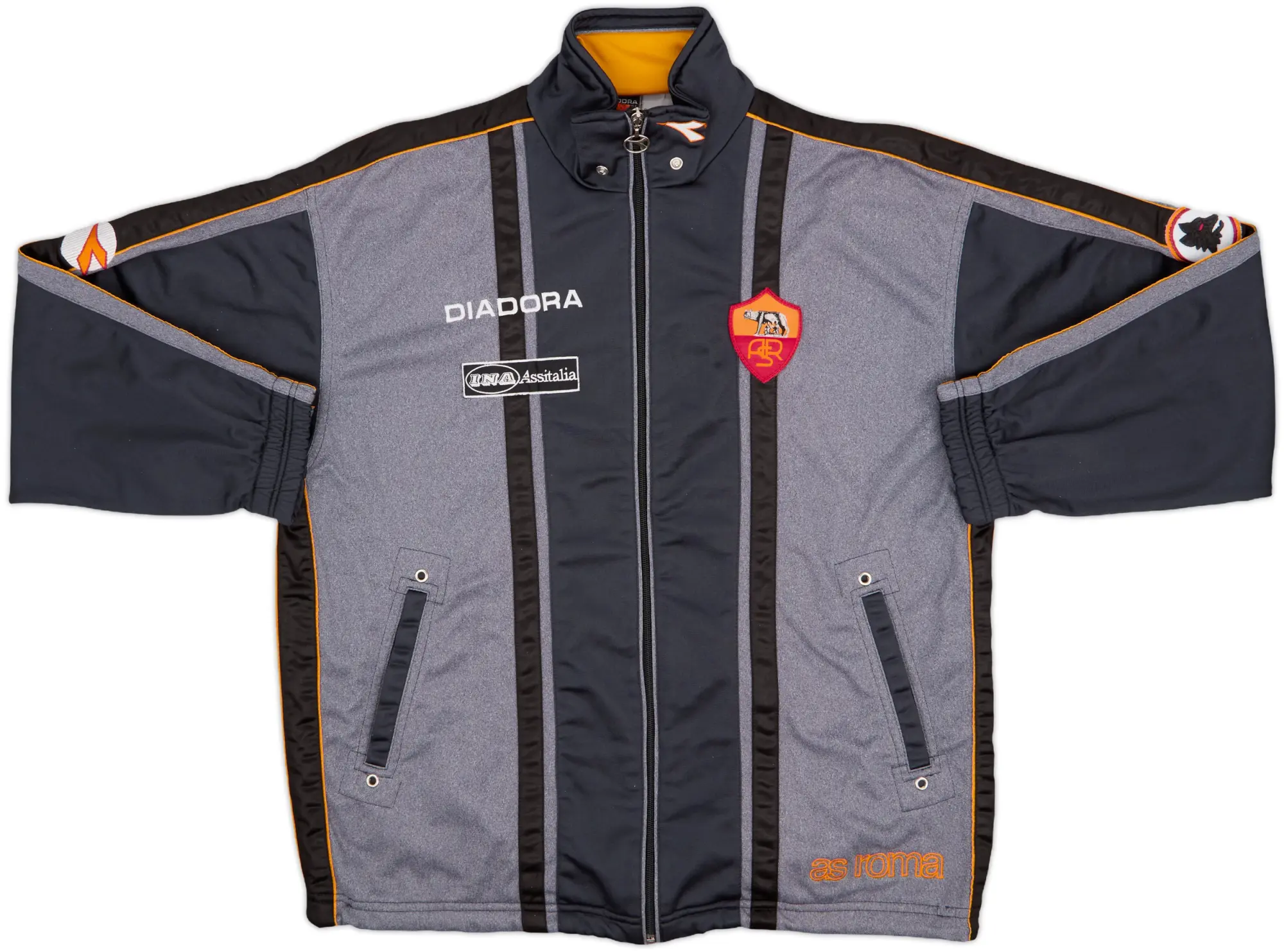 1999-00 Roma Diadora Track Jacket - 9/10 - (XL)