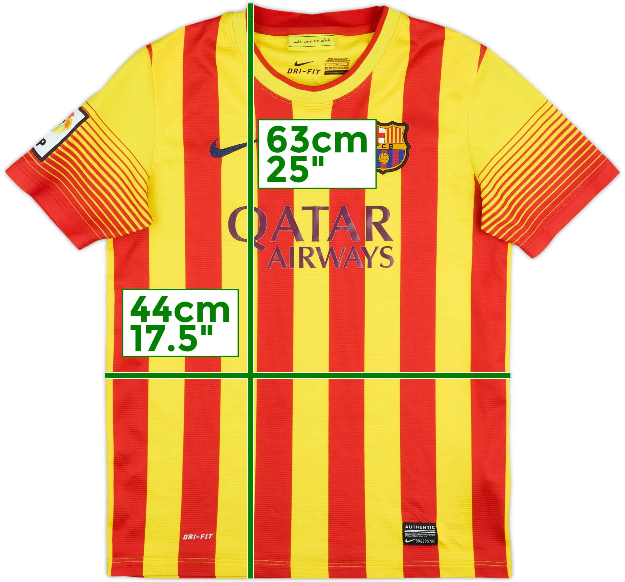 Nike Barcelona Boys SS Away Shirt 2013/15