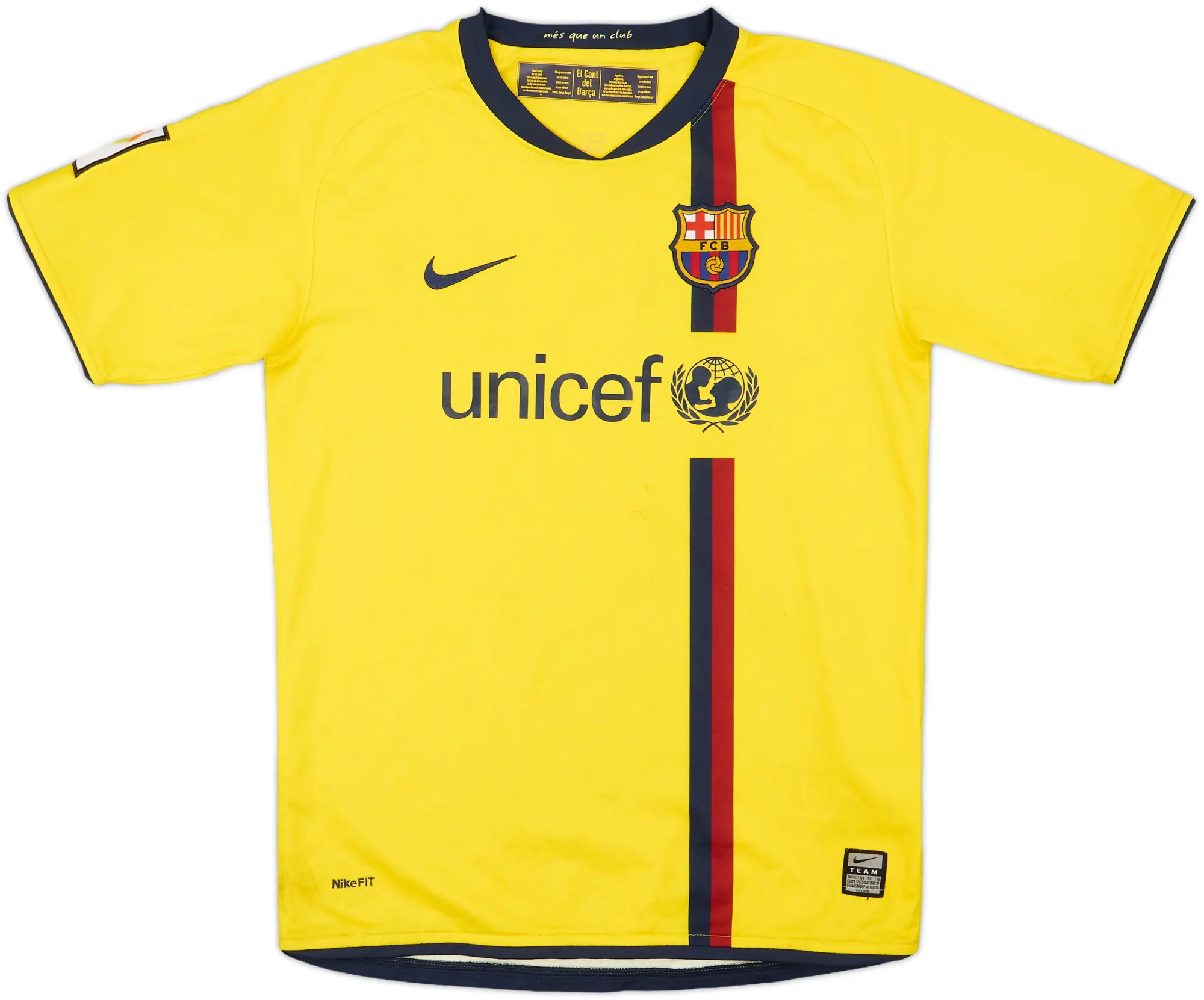 Nike Barcelona Boys SS Away Shirt 2008/10