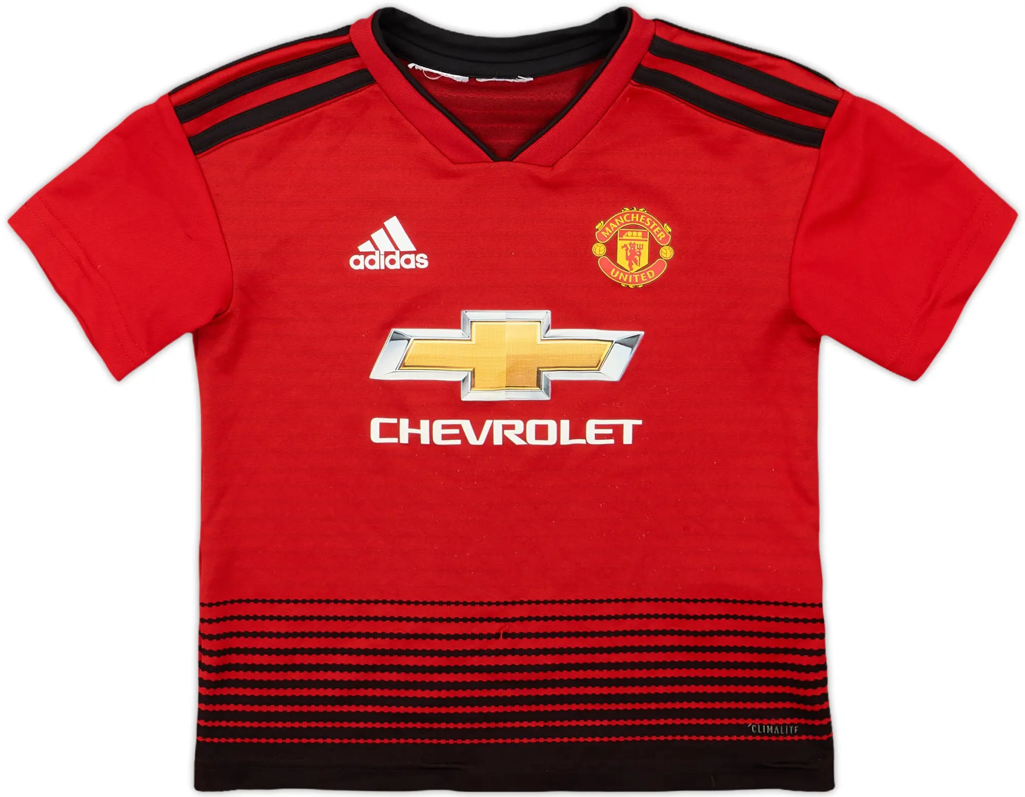 adidas Manchester United Boys SS Home Shirt 2018/19