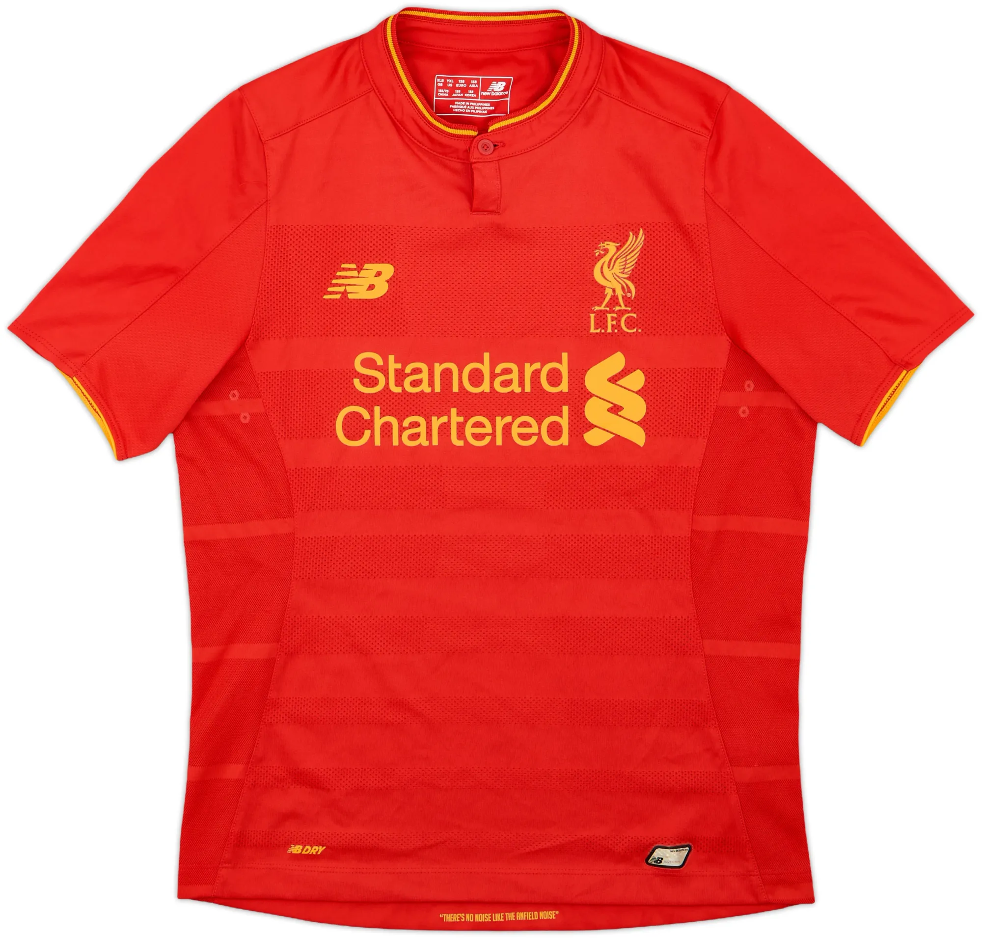NewBalance Liverpool Boys SS Home Shirt 2016/17