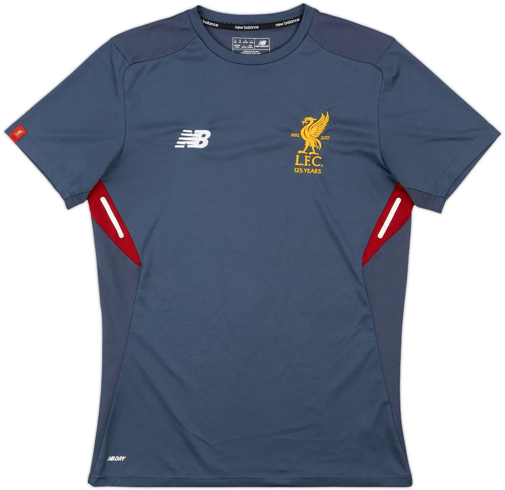 2017-18 Liverpool New Balance Training Shirt - 9/10 - (M)