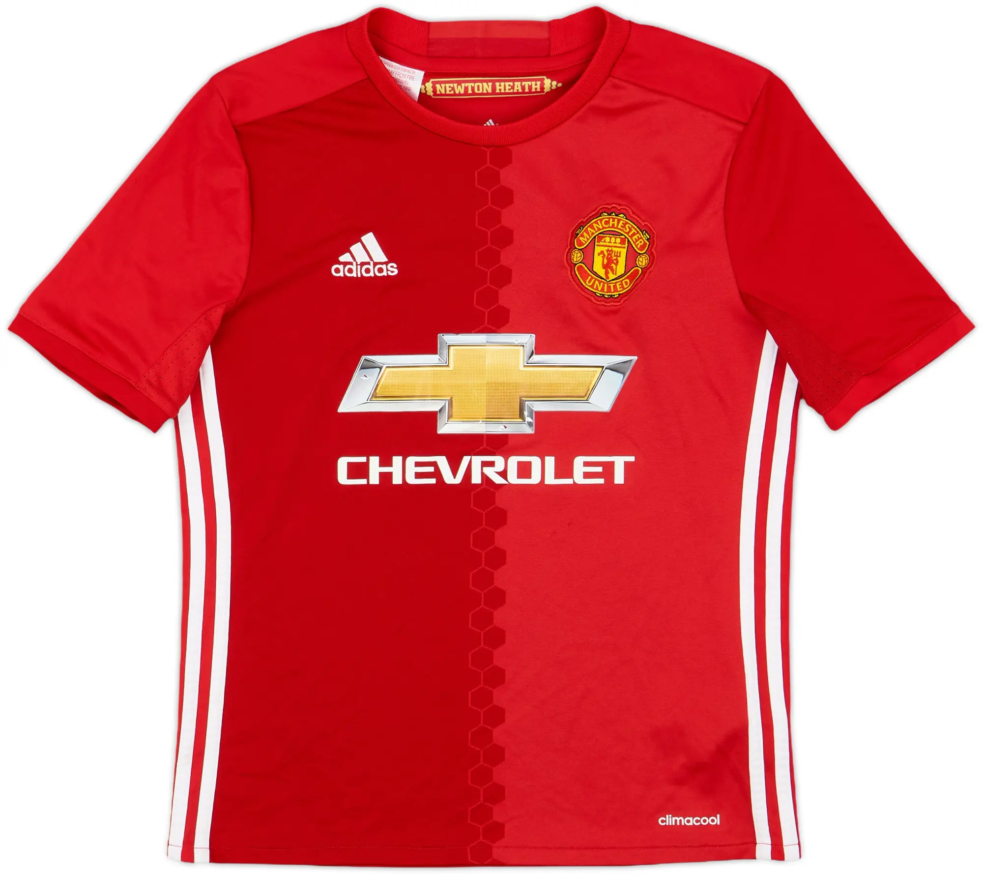 adidas Manchester United Boys SS Home Shirt 2016/17