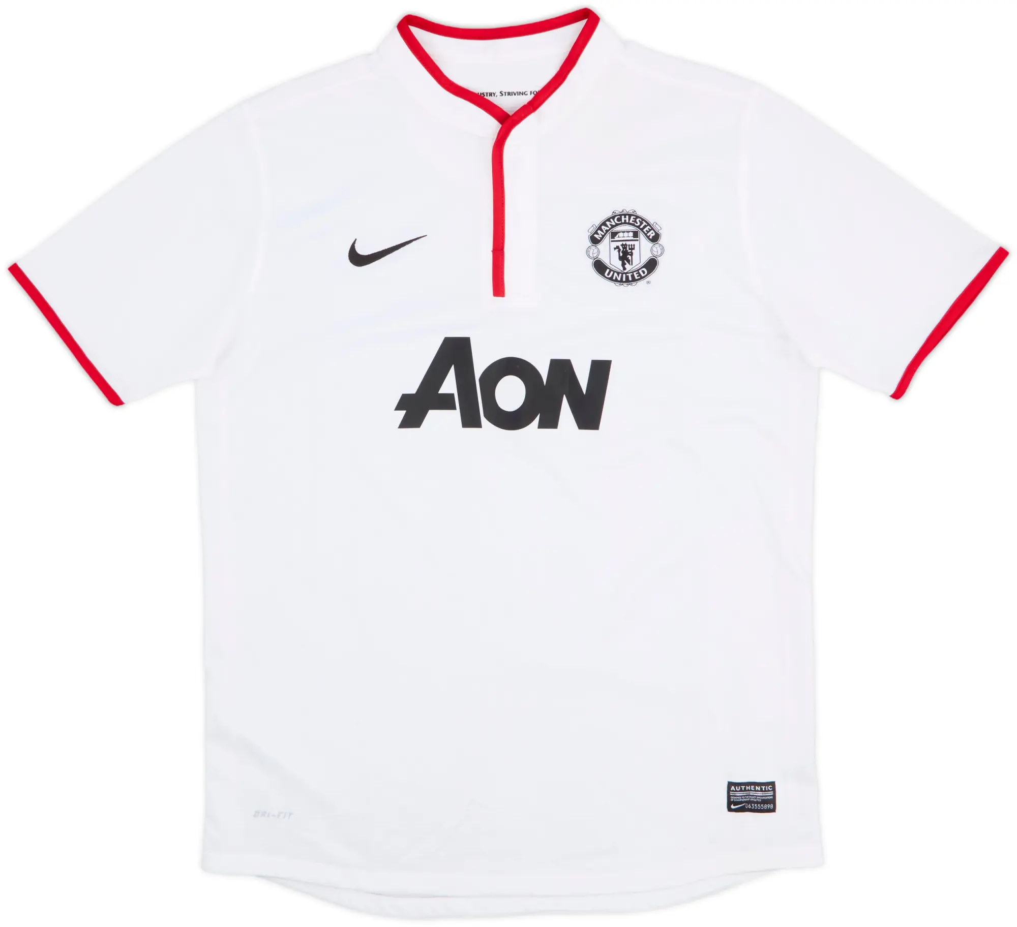 Nike Manchester United Boys SS Away Shirt 2012/14