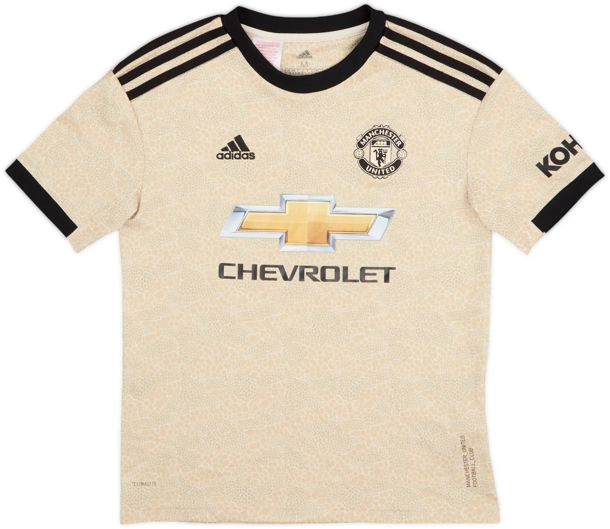 adidas Manchester United Boys SS Away Shirt 2019/20