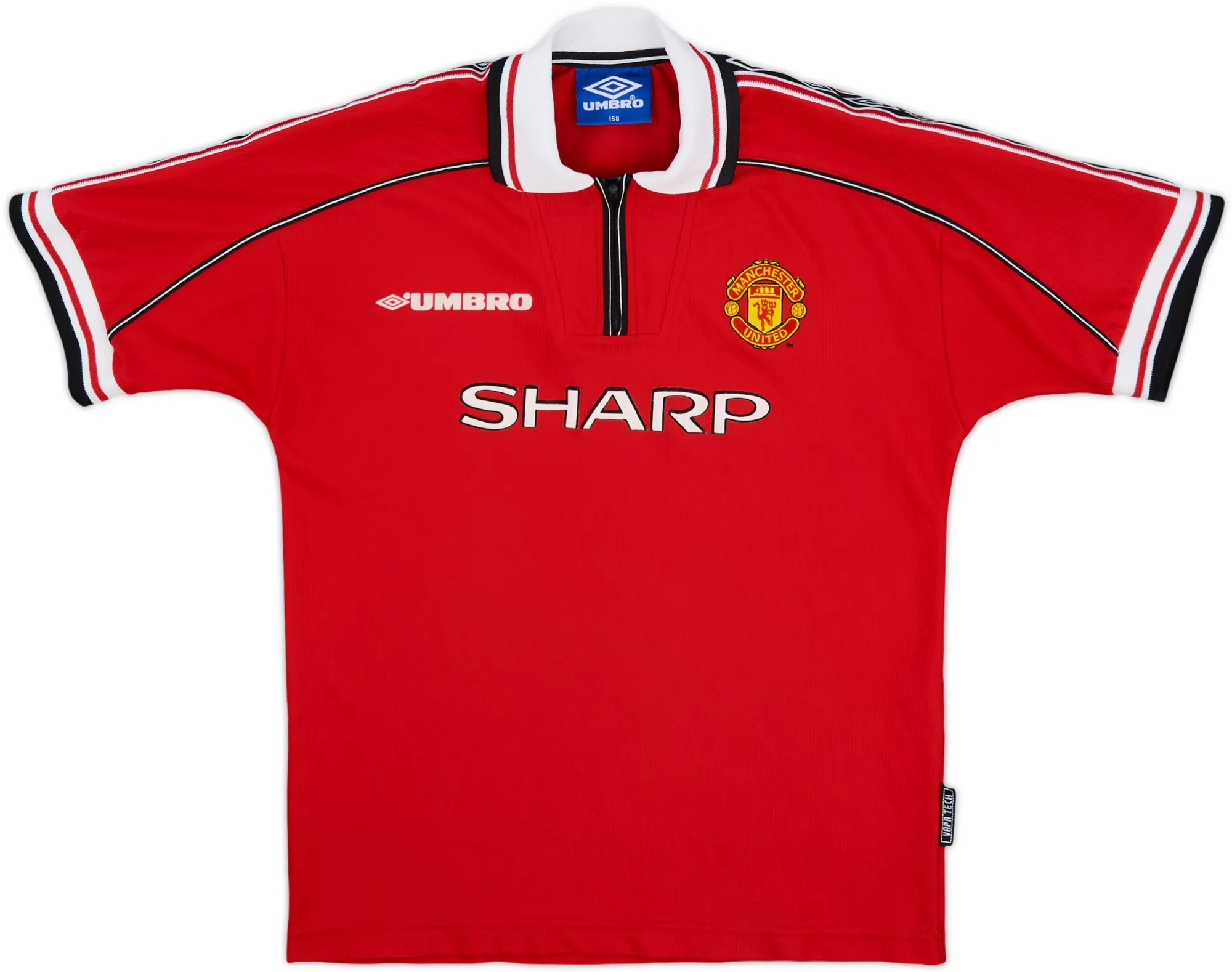 Umbro Manchester United Boys SS Home Shirt 1998/00