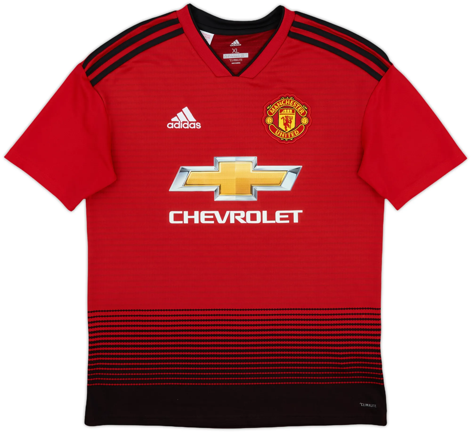 adidas Manchester United Boys SS Home Shirt 2018/19