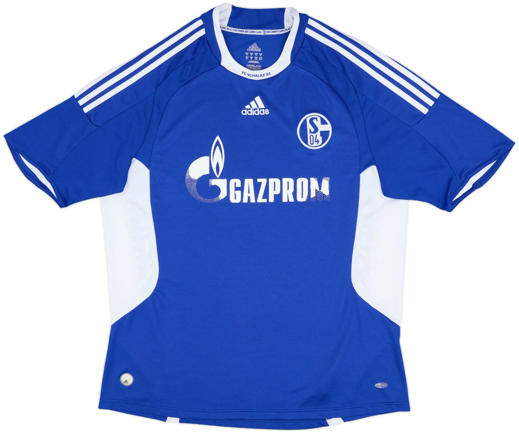 adidas Schalke 04 Mens SS Home Shirt 2008/10