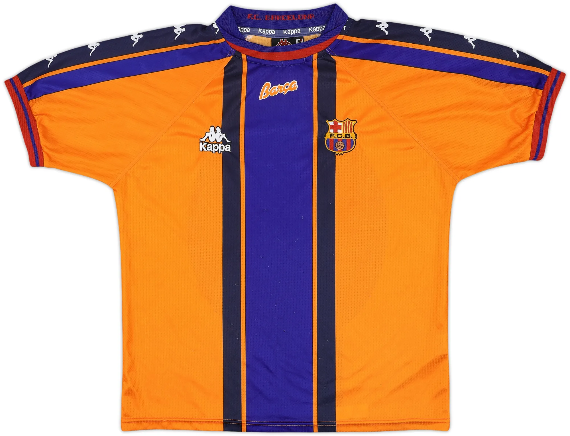 Kappa Barcelona Mens SS Away Shirt 1997/98