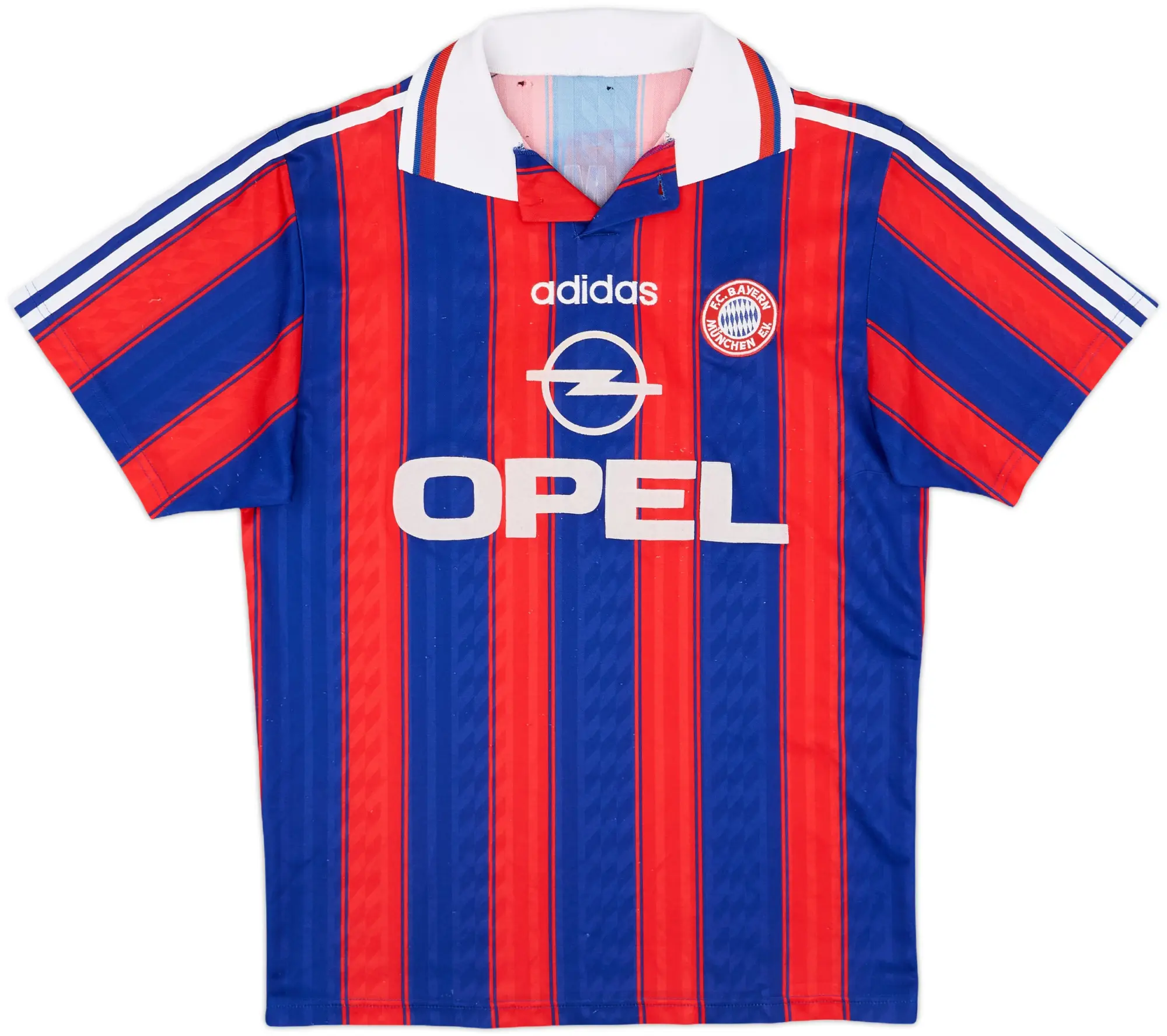 adidas Bayern Munich Mens SS Home Shirt 1995/97