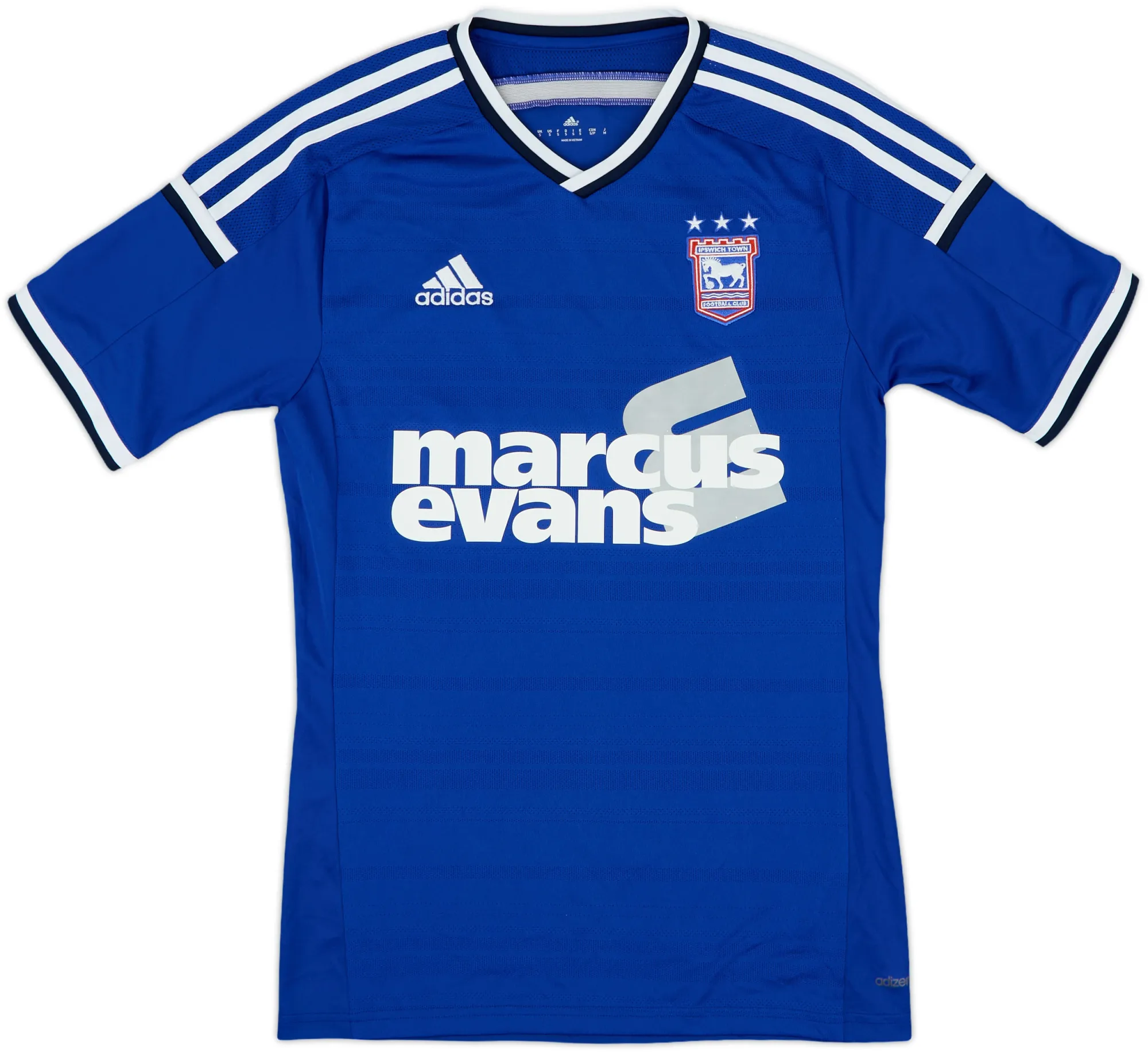 adidas Ipswich Town Mens SS Home Shirt 2014/15