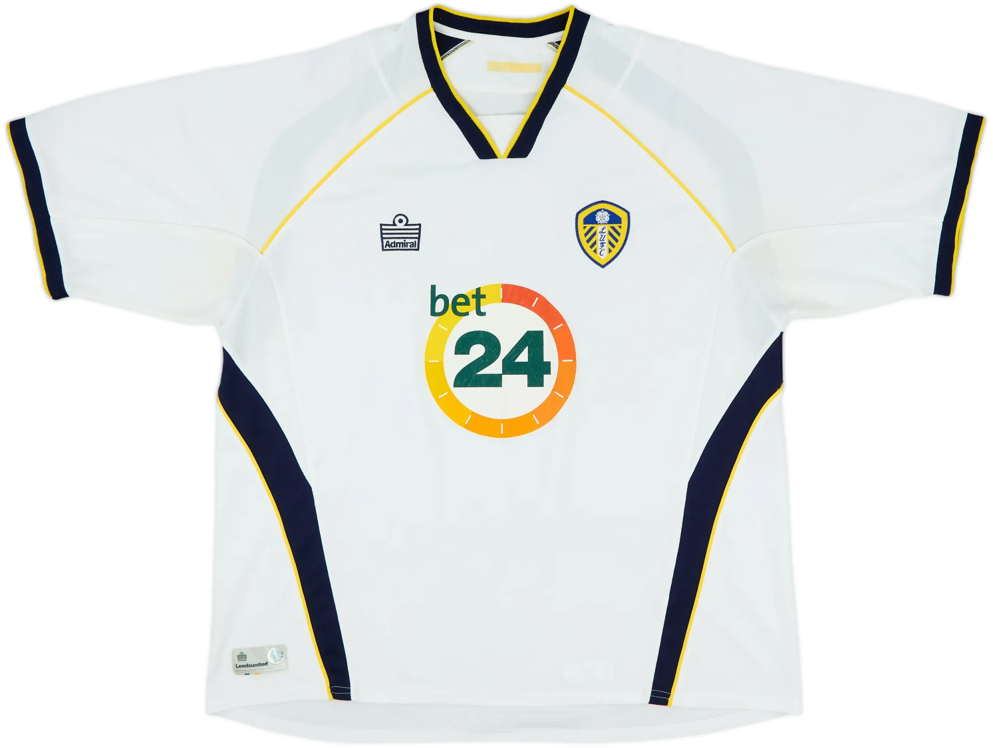 Admiral Leeds United Mens SS Home Shirt 2006/07