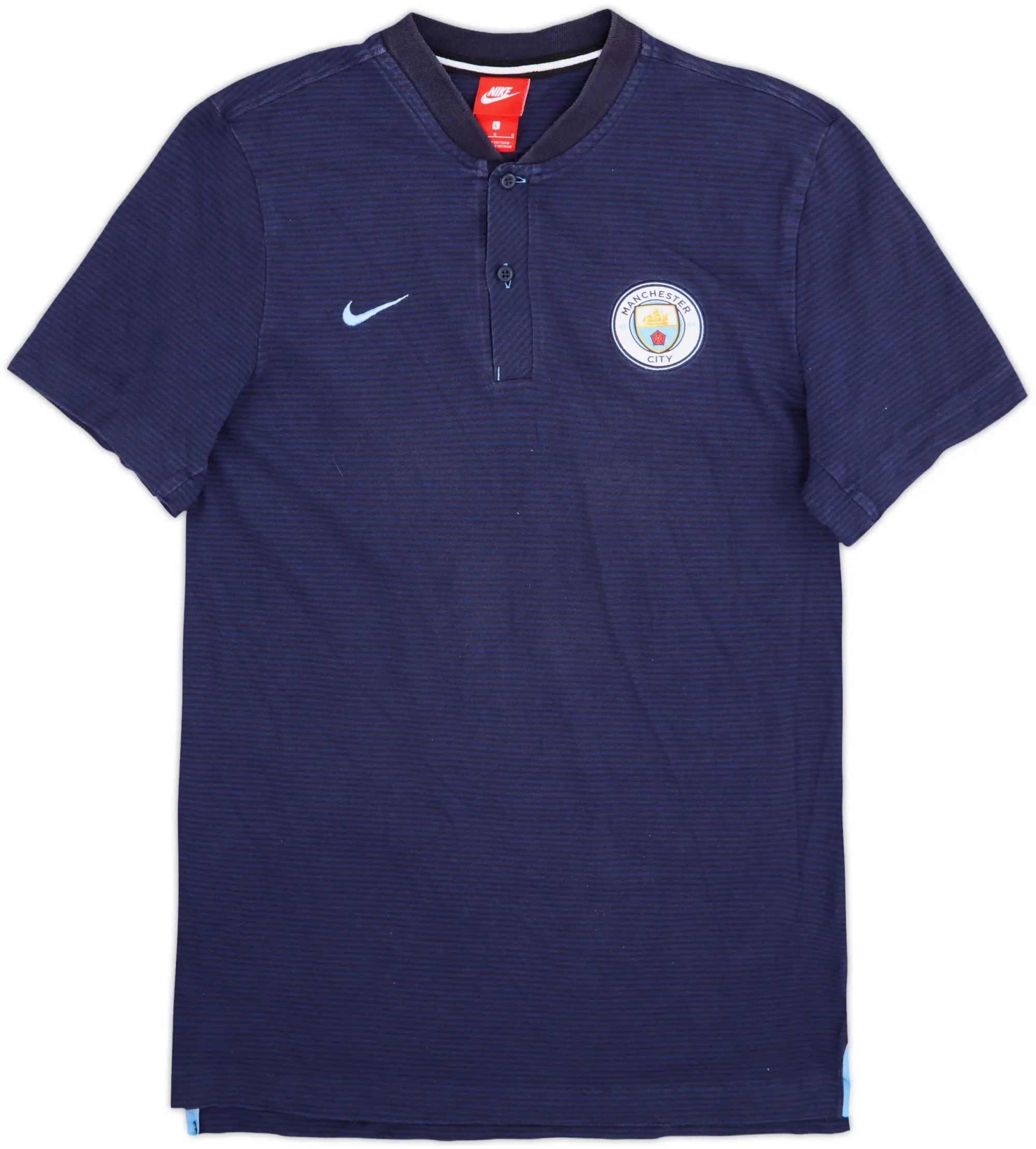 2017-18 Manchester City Nike Polo Shirt - 8/10 - (L)