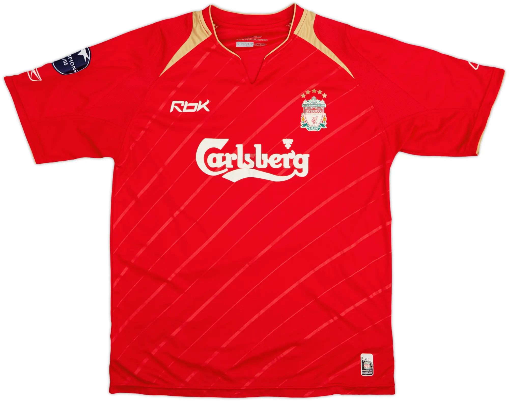 Reebok Liverpool Mens SS Home Shirt 2005/06