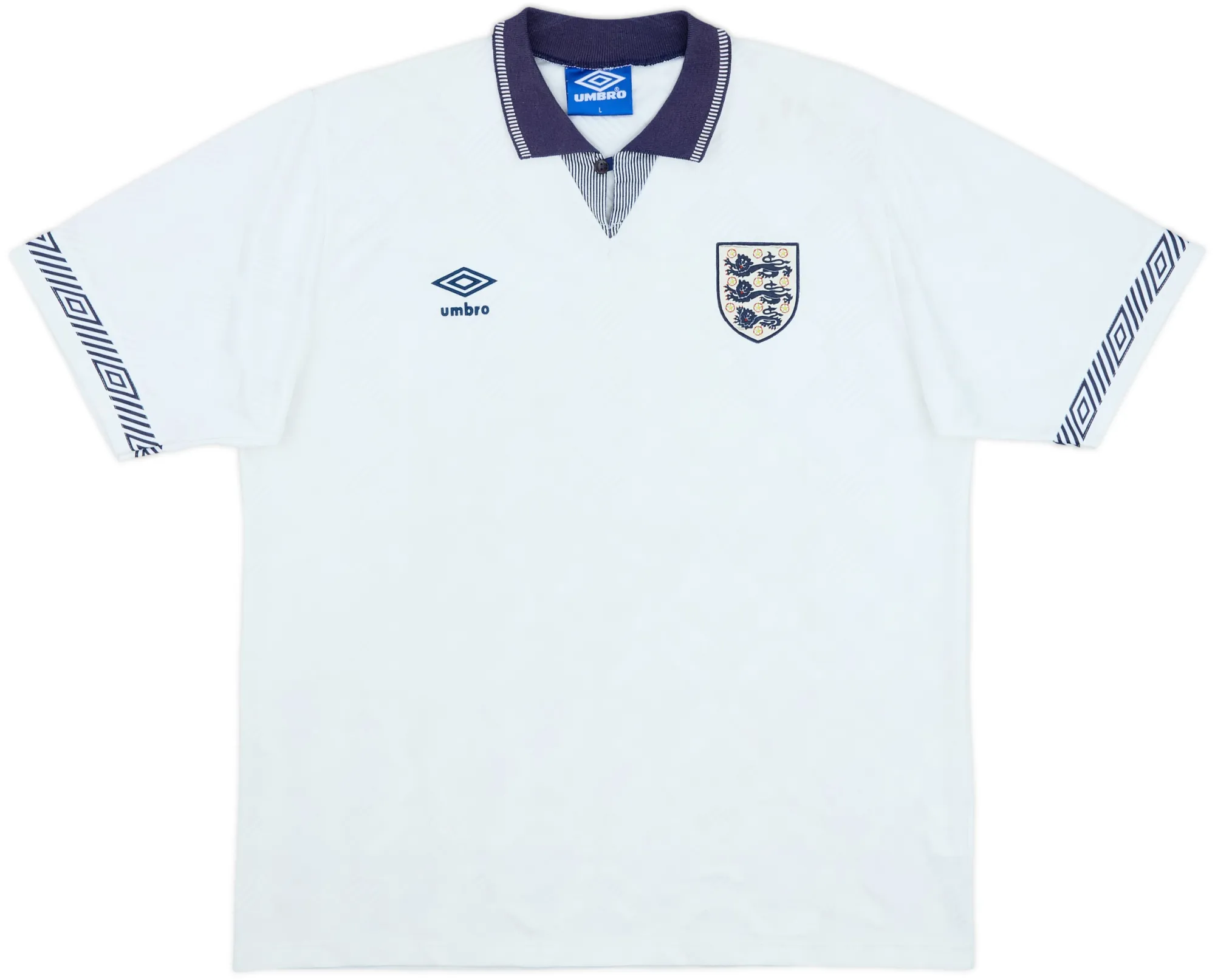 Umbro England Mens SS Home Shirt 1990