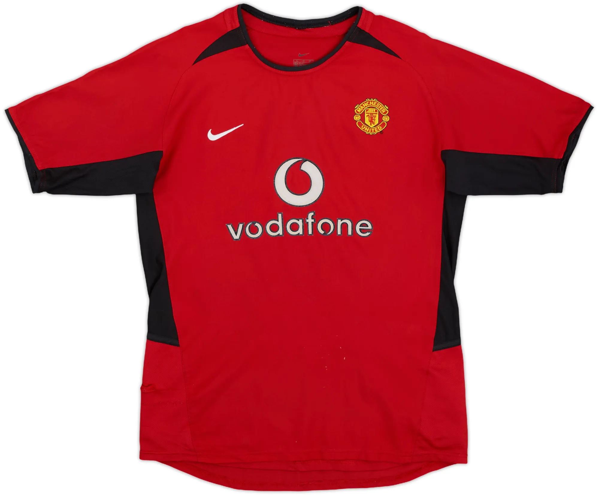 Nike Manchester United Boys SS Home Shirt 2002/04
