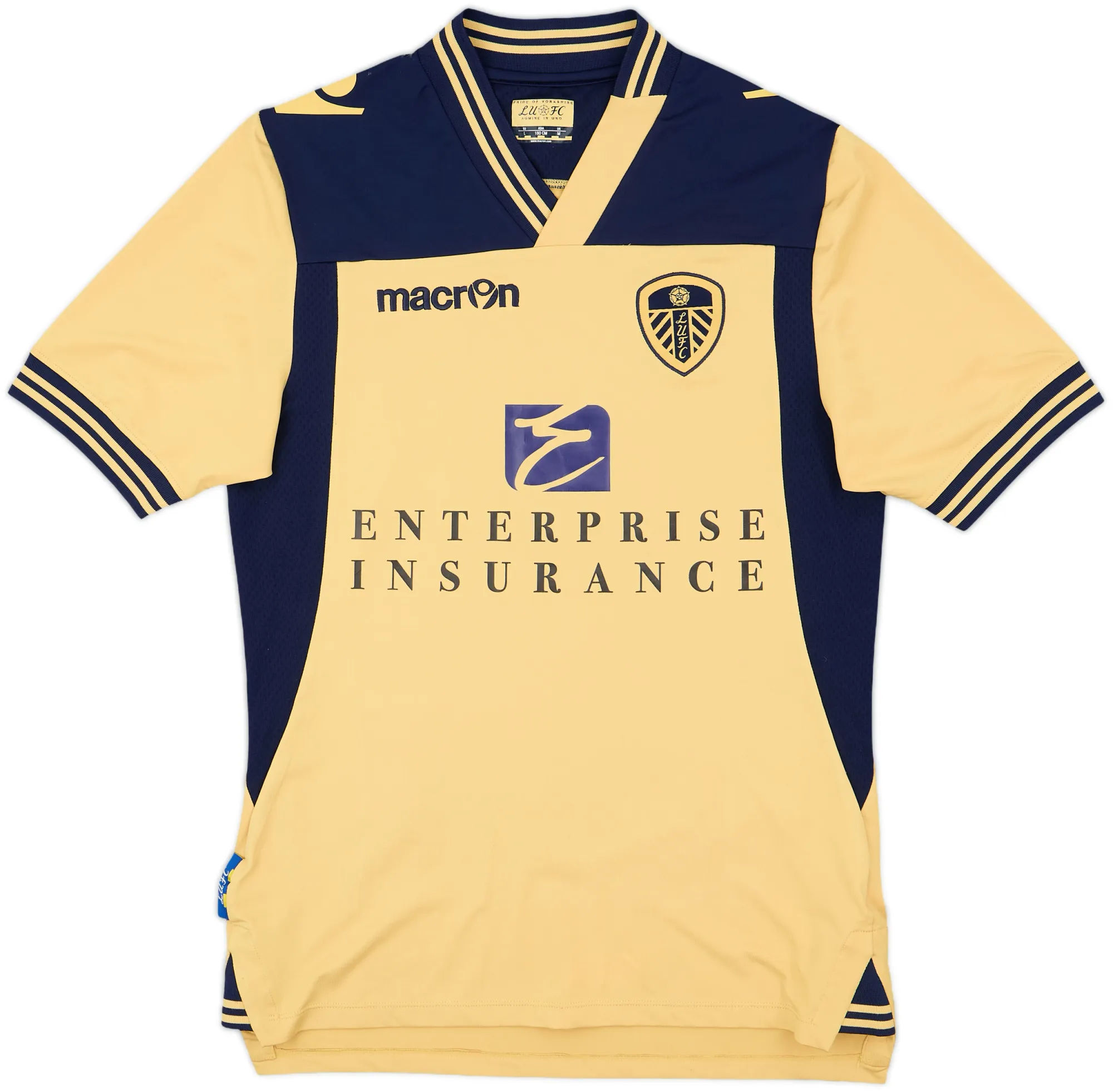 Macron Leeds United Mens SS Away Shirt 2013/14