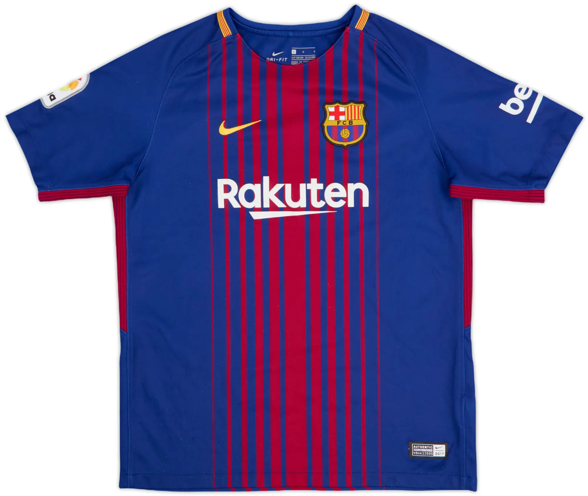 Nike Barcelona Boys SS Home Shirt 2018/19