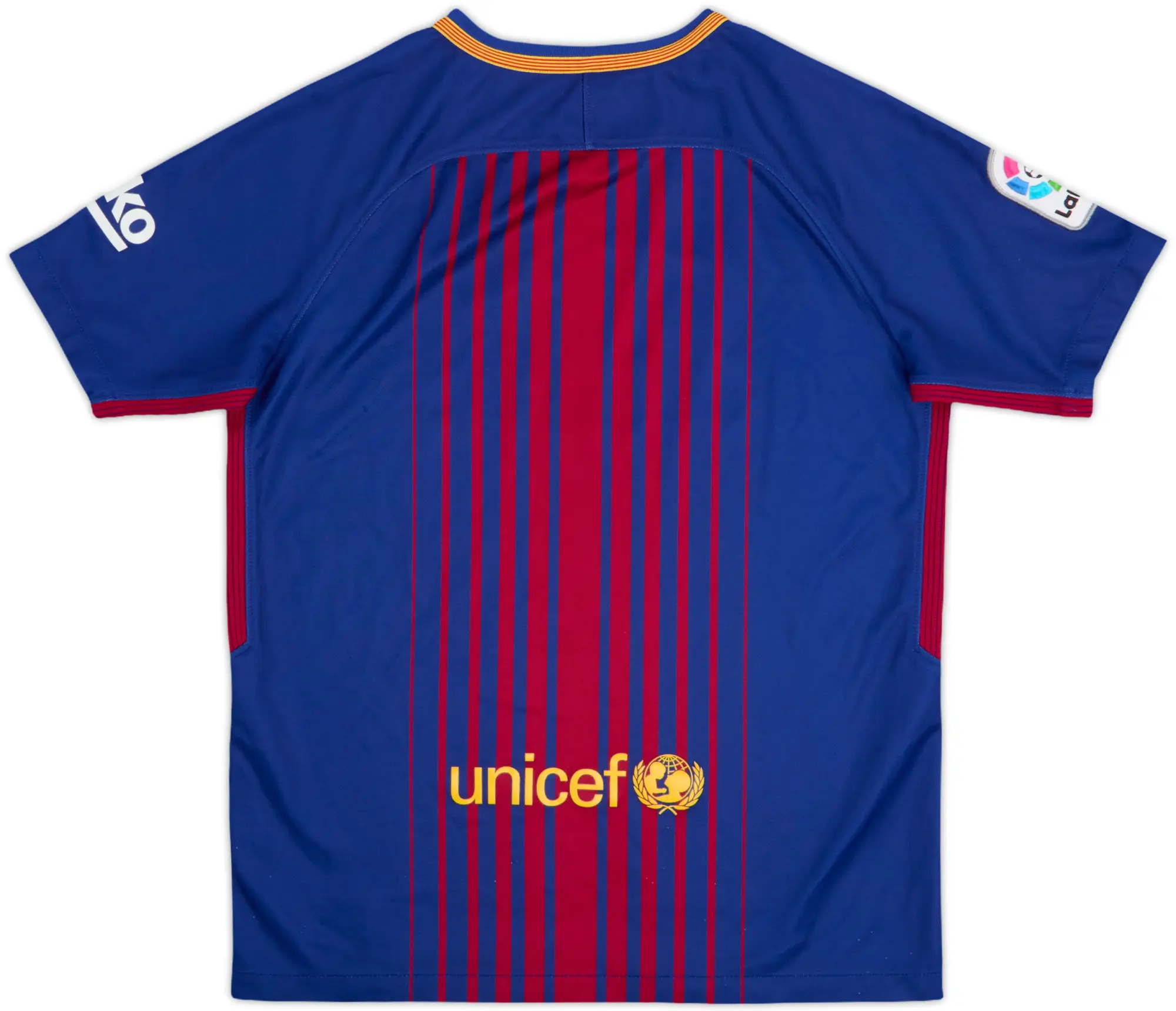 Nike Barcelona Boys SS Home Shirt 2018/19