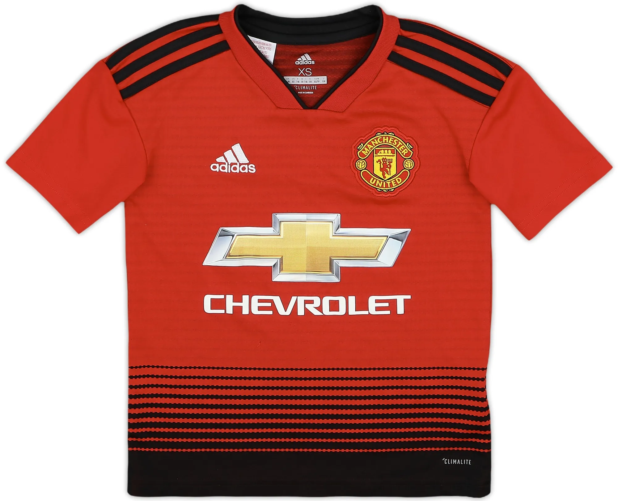 adidas Manchester United Mens SS Home Shirt 2018/19