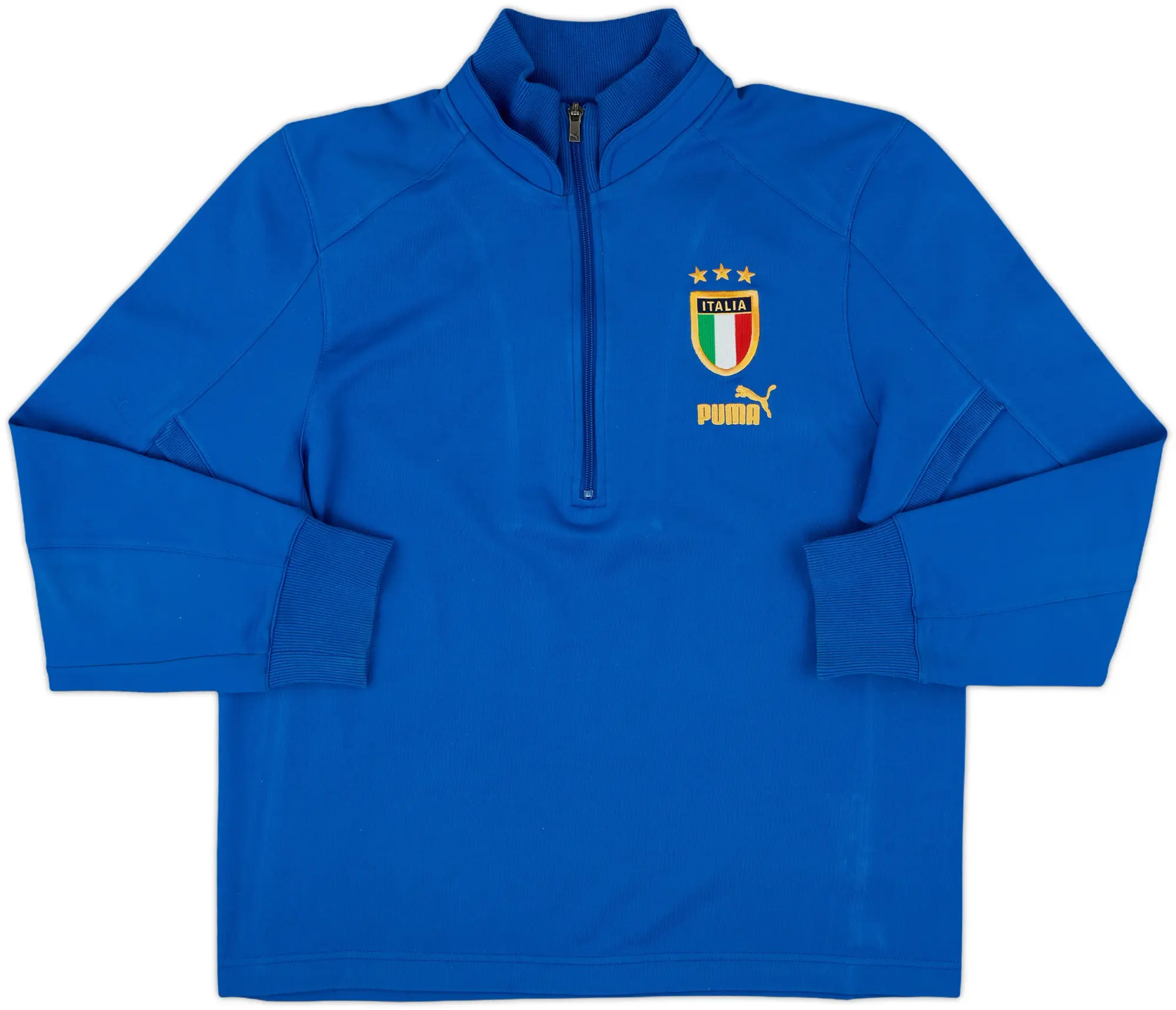 2004-06 Italy Puma 1/2 Zip Drill Top - 8/10 - (L)