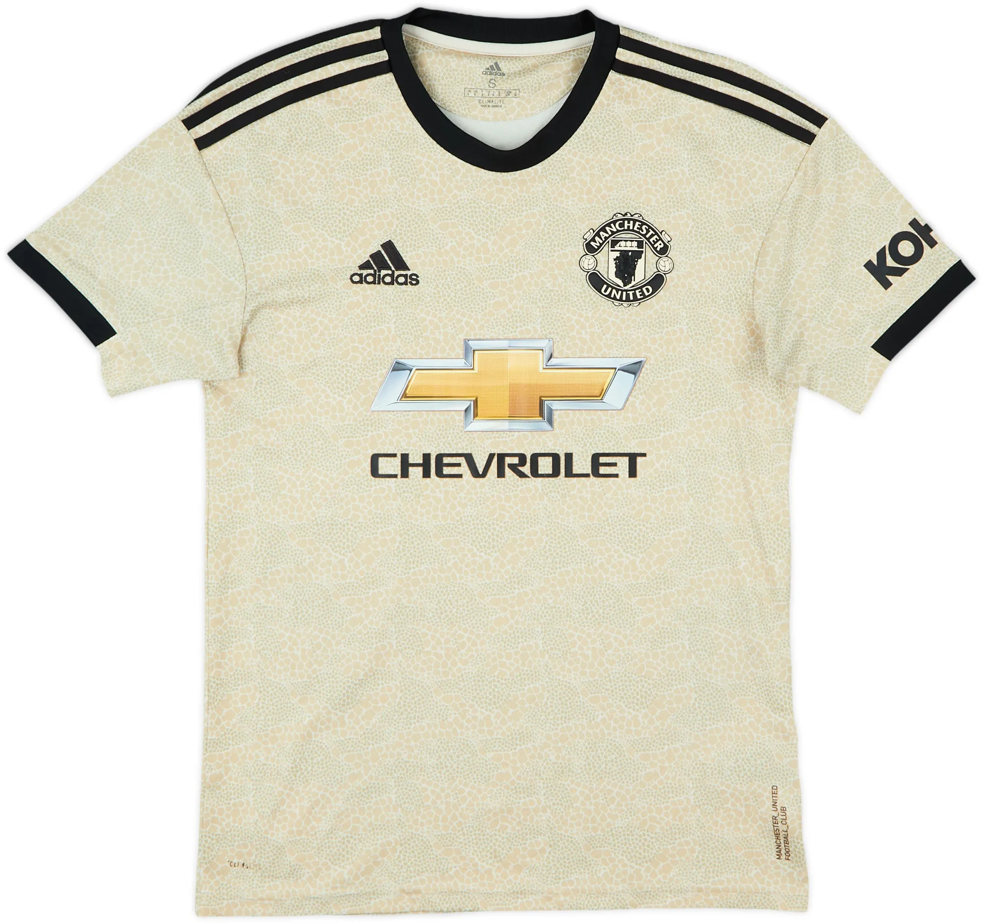 adidas Manchester United Mens SS Away Shirt 2019/20