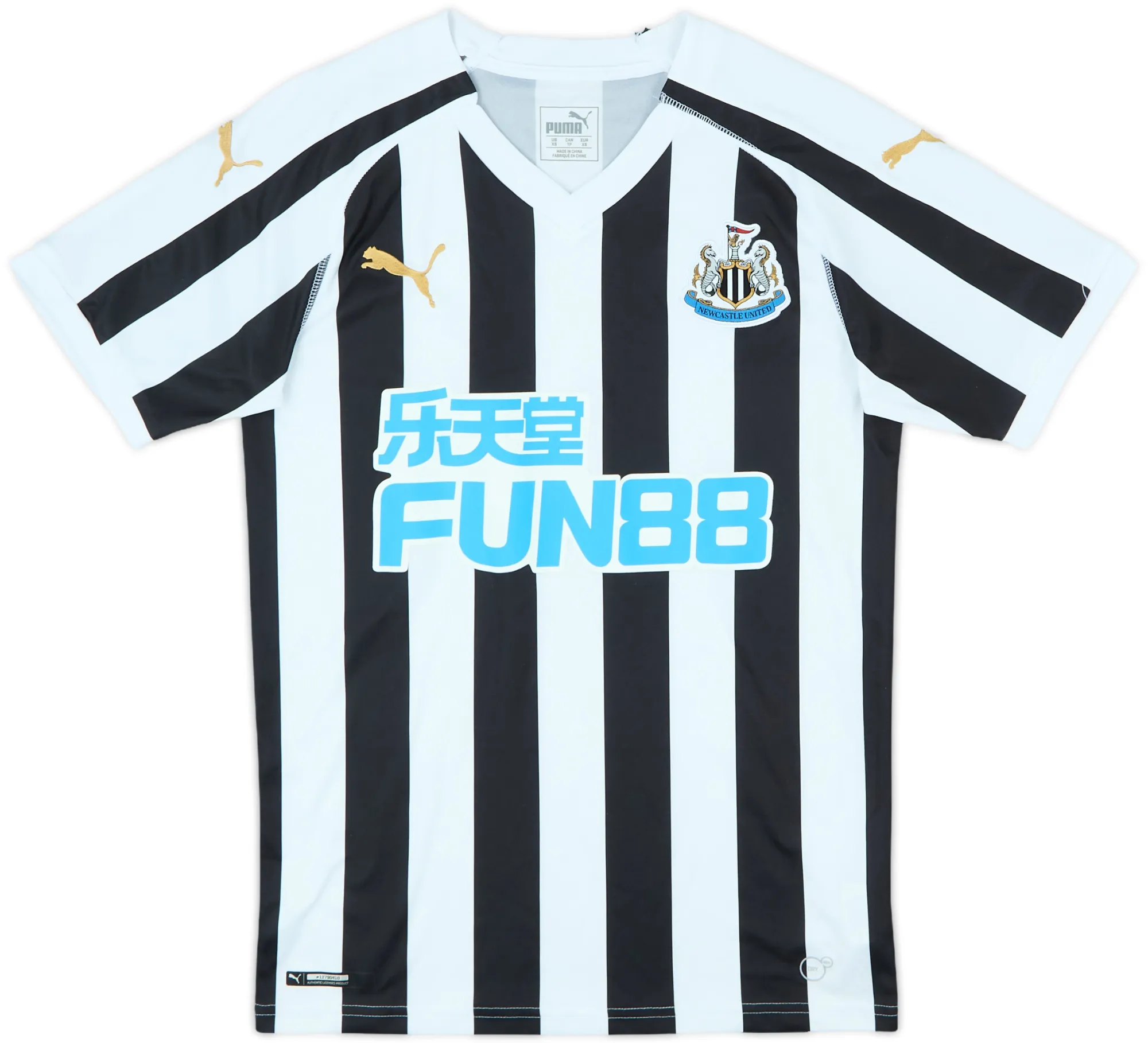 Puma Newcastle United Mens SS Home Shirt 2018/19