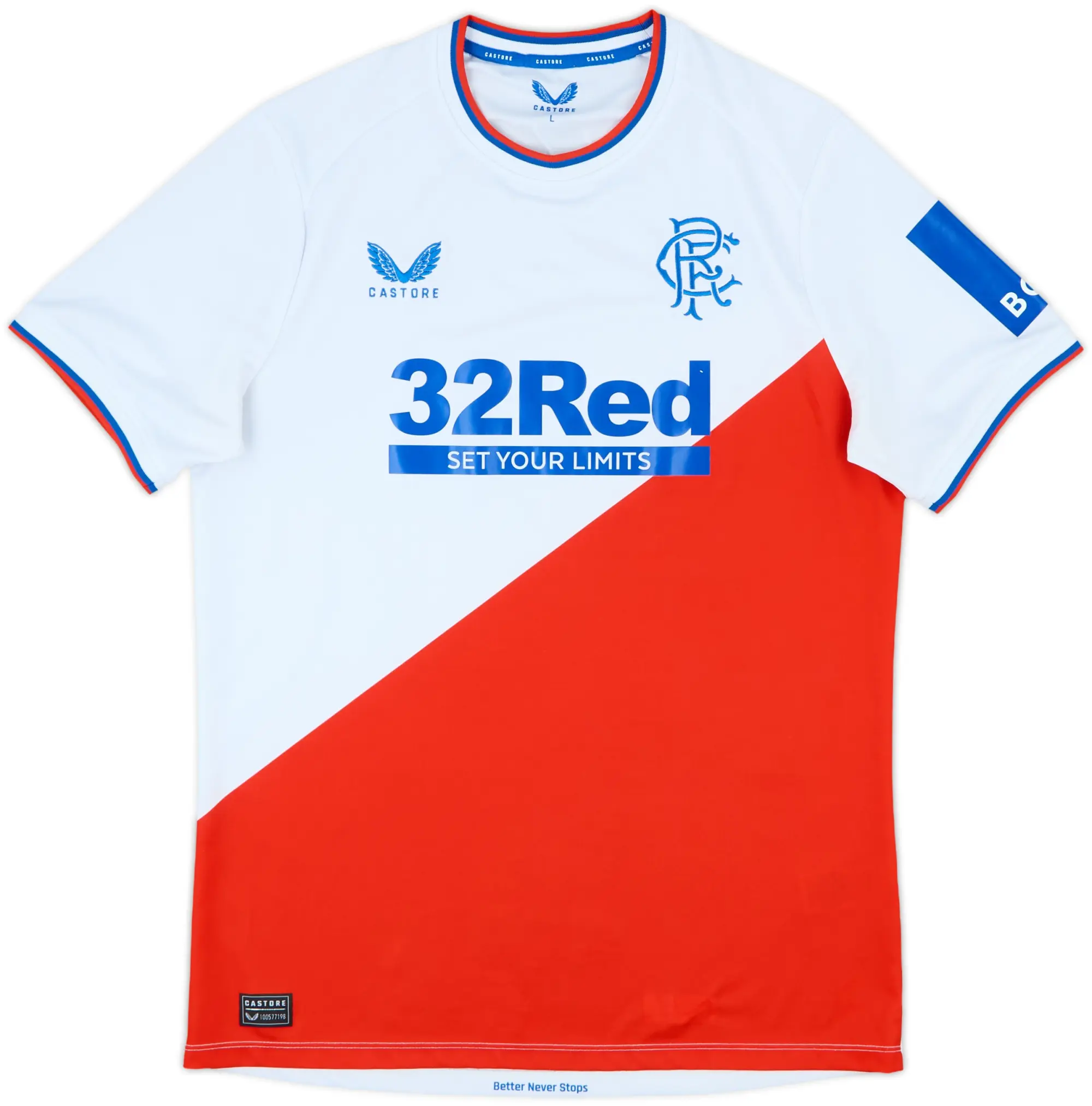 Castore Rangers Mens SS Away Shirt 2022/23