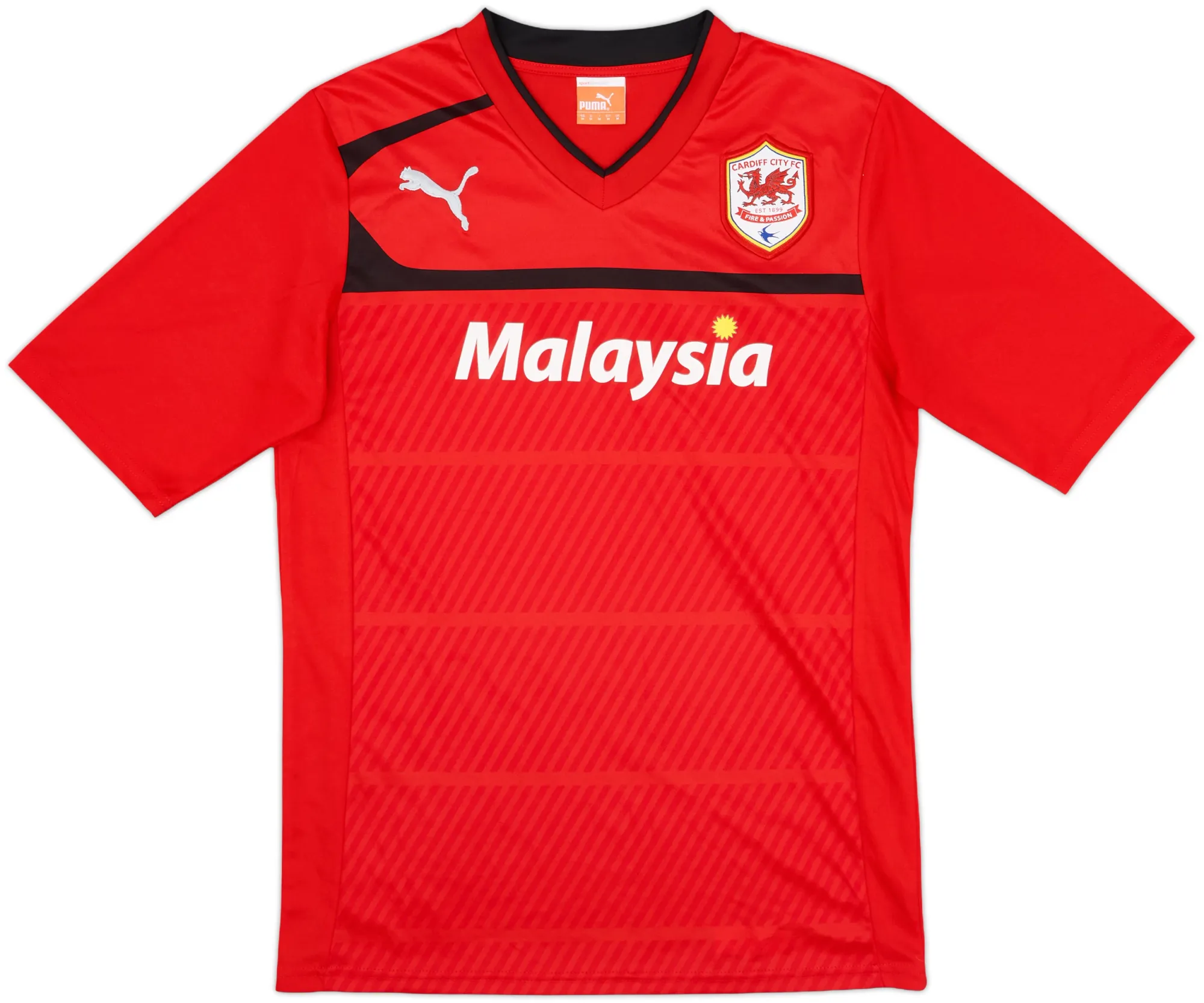 Puma Cardiff City Mens SS Home Shirt 2012/13