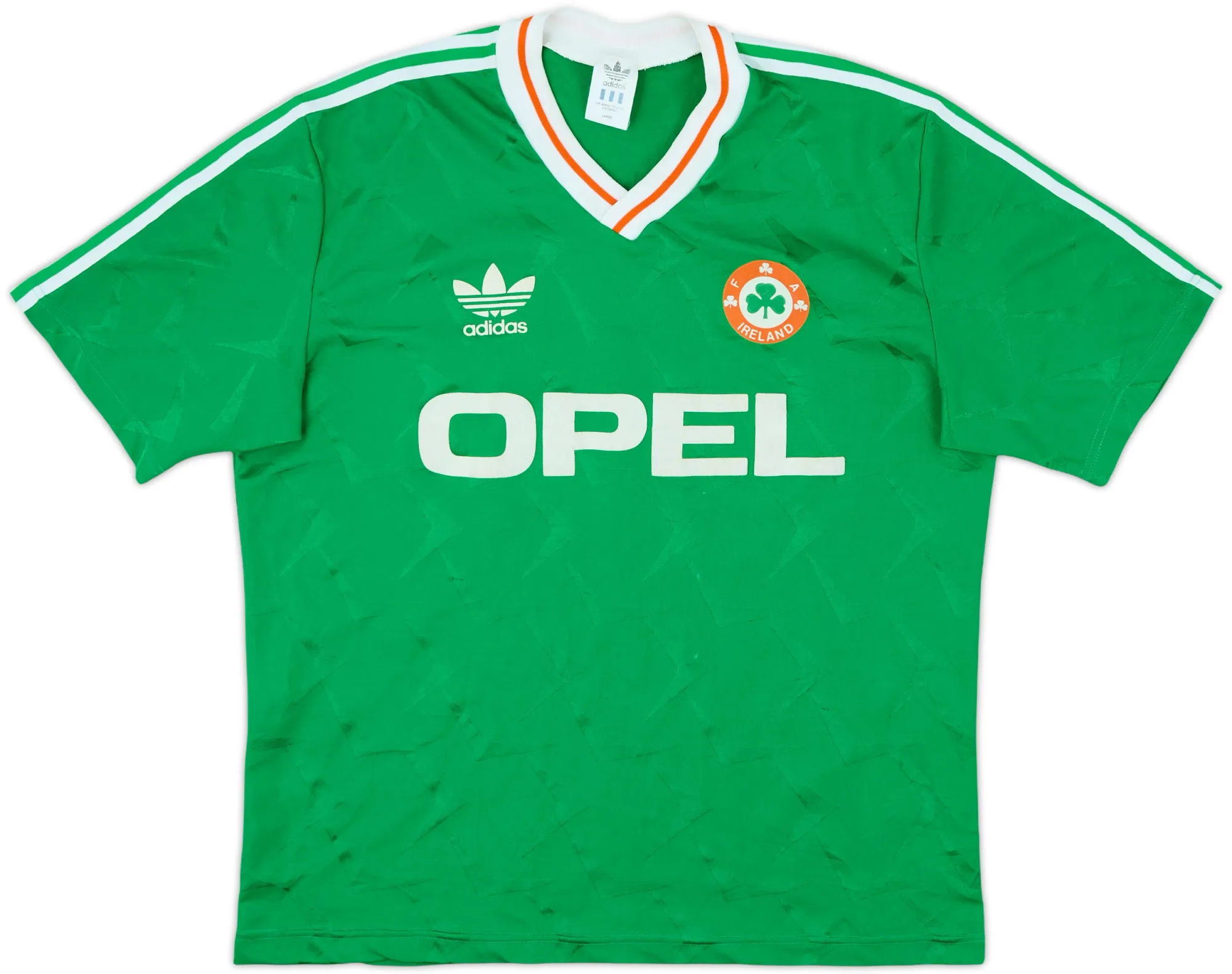 adidas Republic of Ireland Mens SS Home Shirt 1990