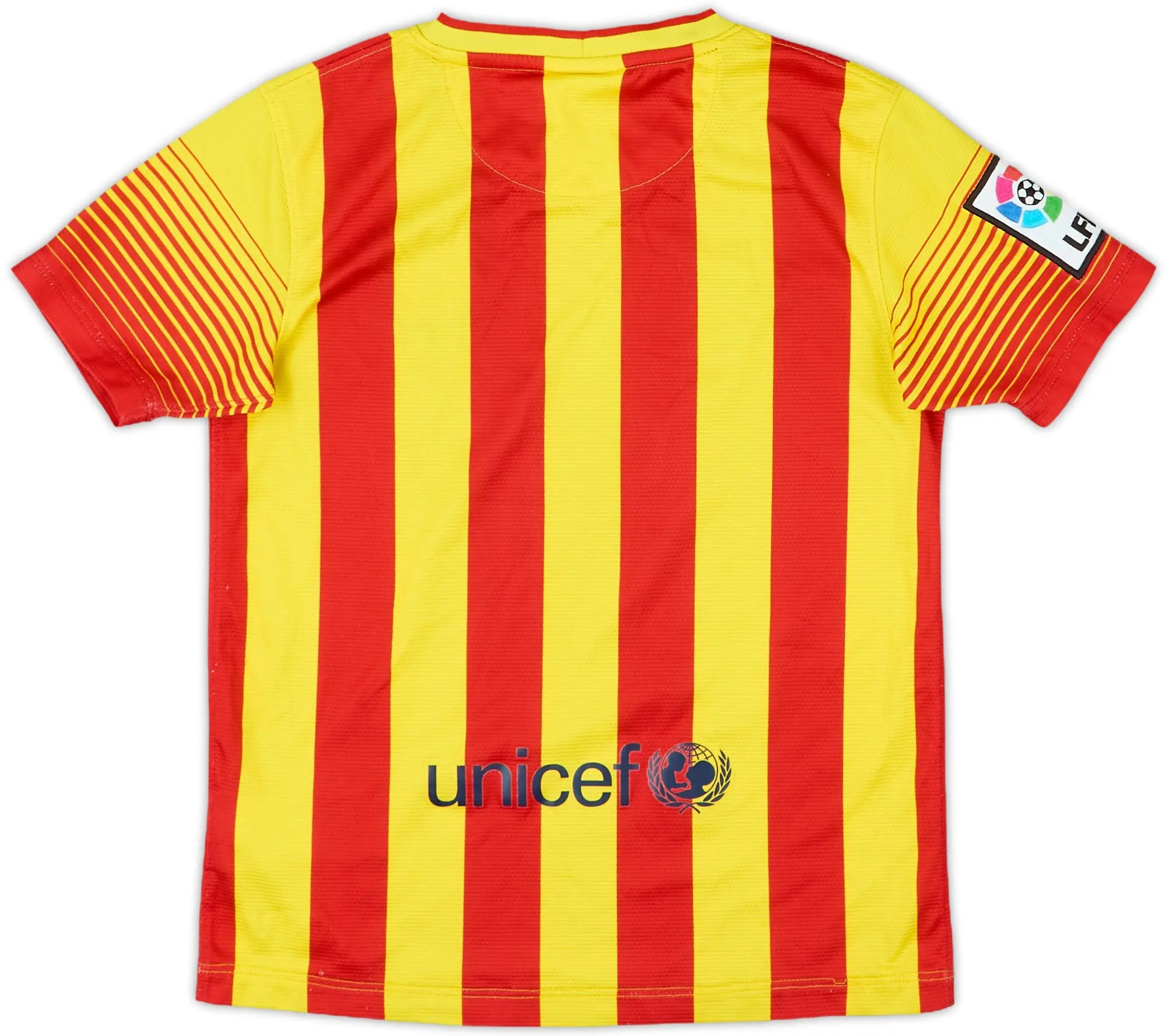 Nike Barcelona Boys SS Away Shirt 2013/15