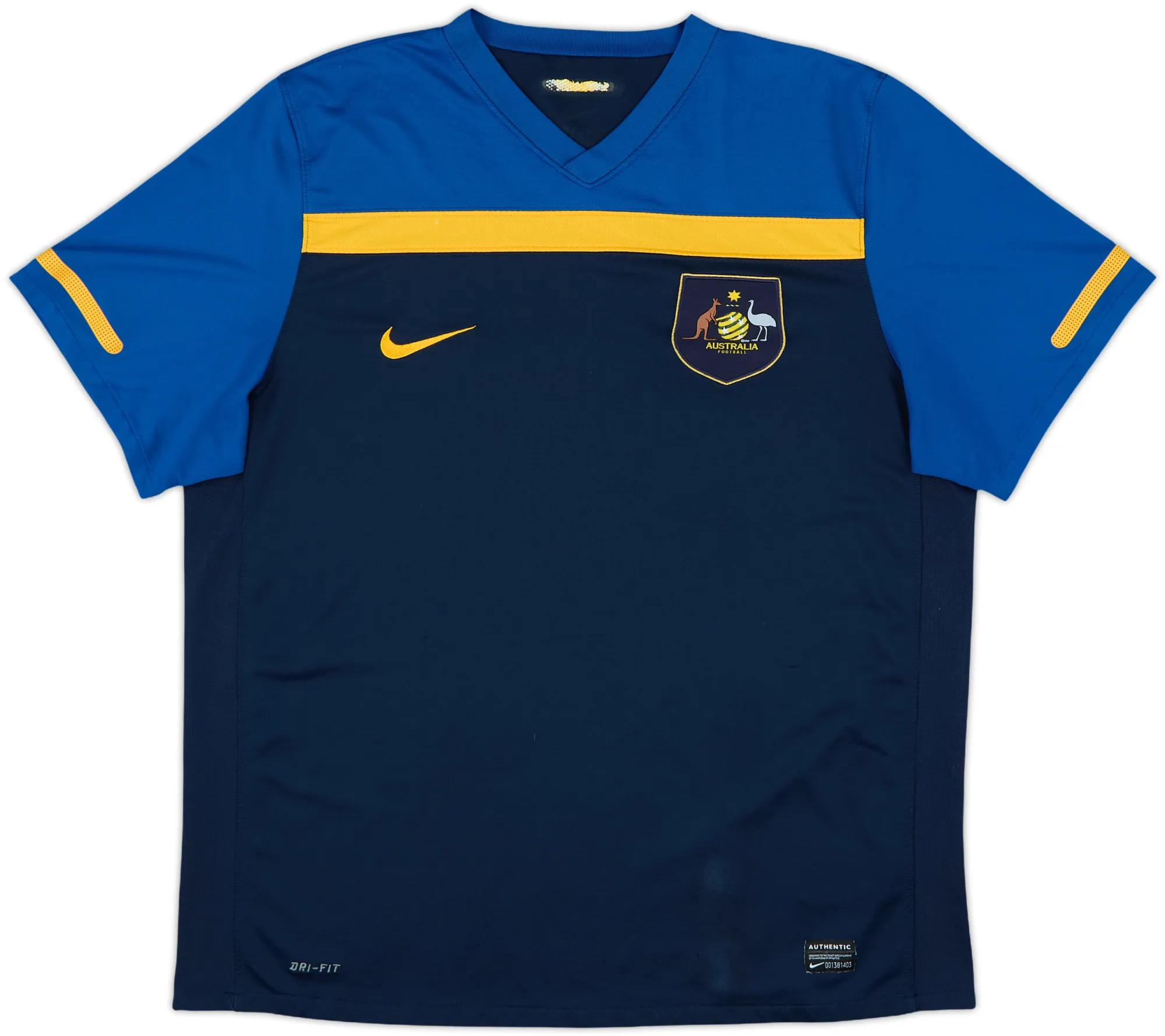 Nike Australia Mens SS Away Shirt 2010