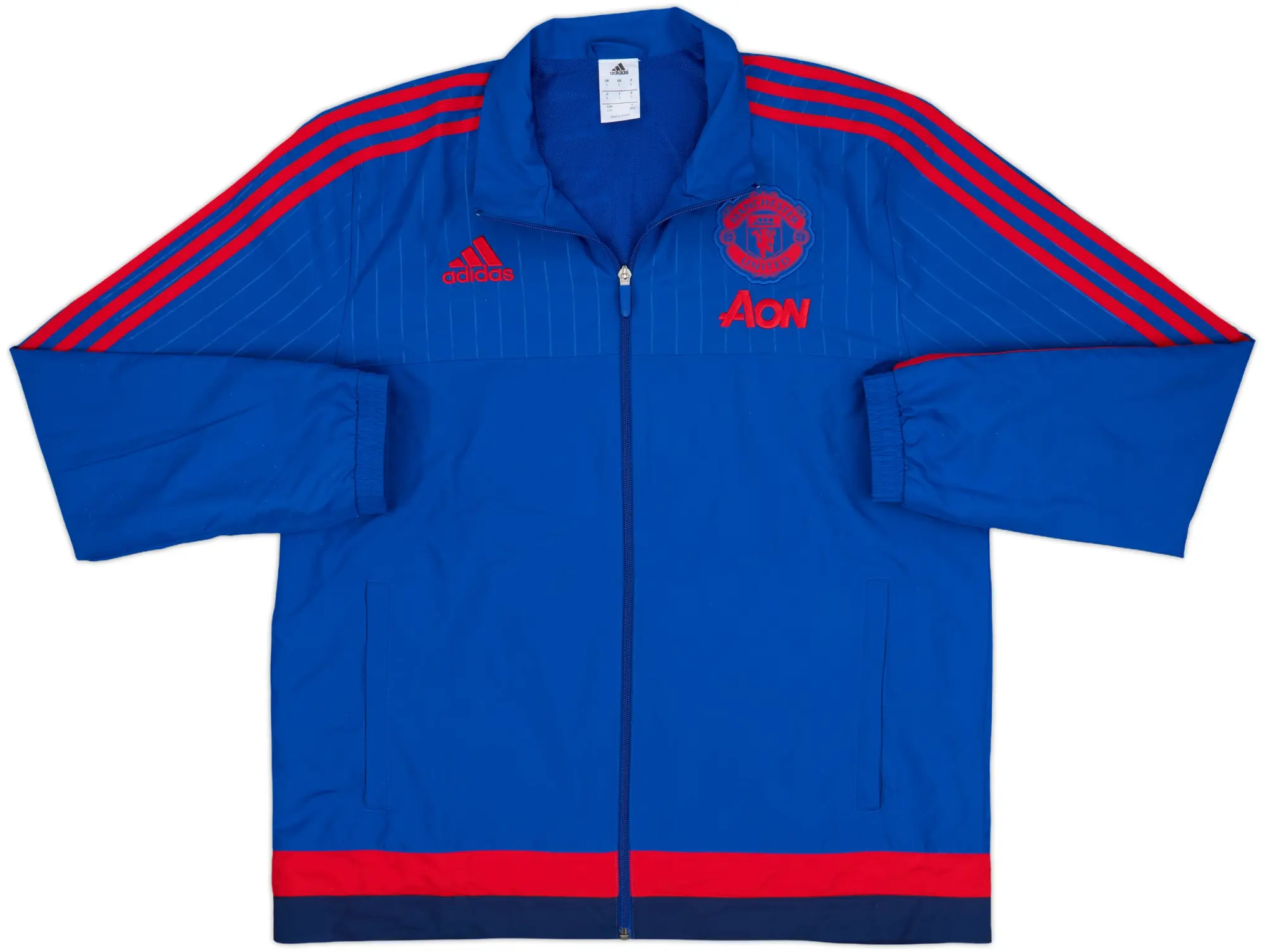 2015-16 Manchester United adidas Track Jacket - 10/10 - (L)