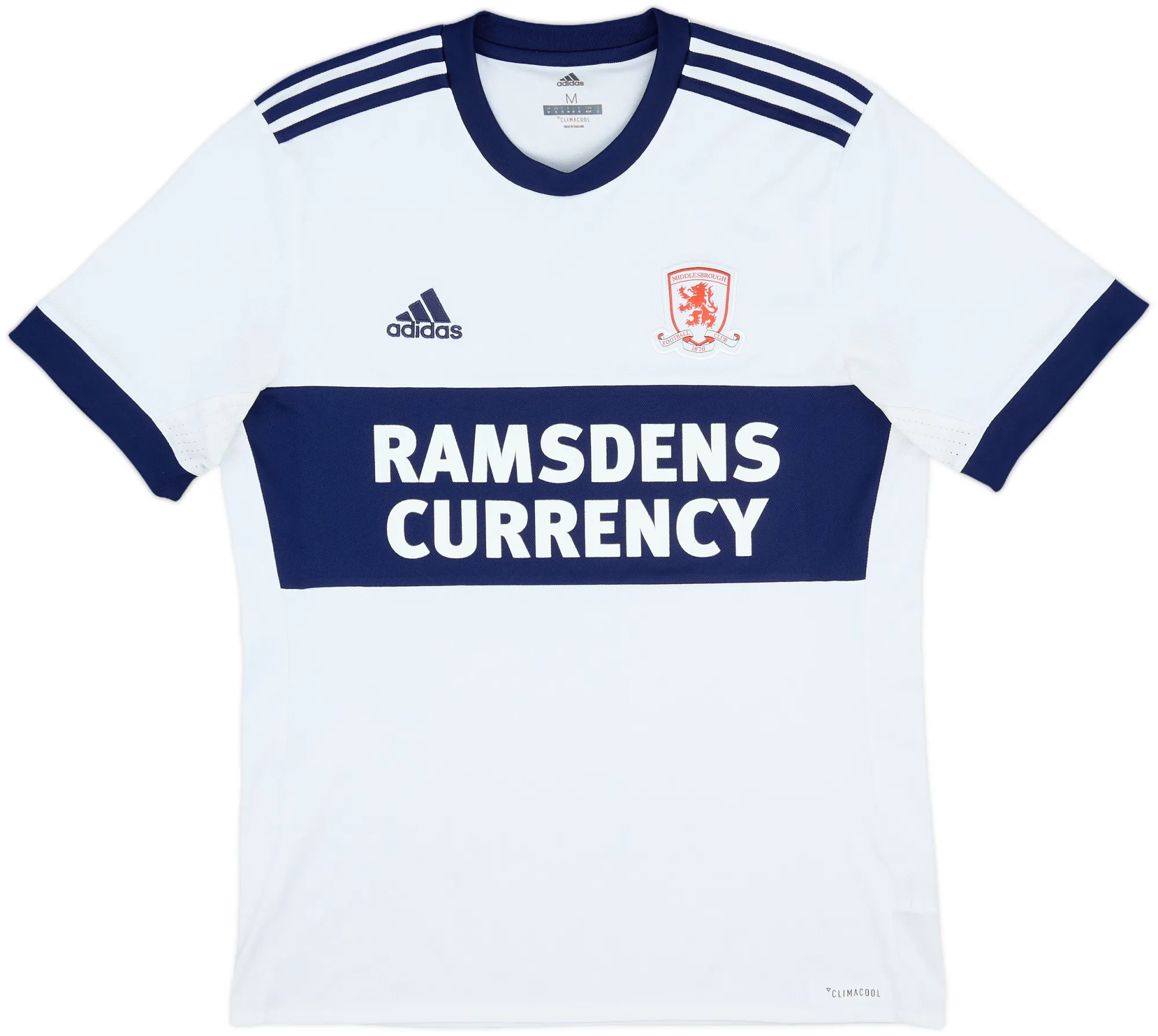 adidas Middlesbrough Mens SS Away Shirt 2017/18