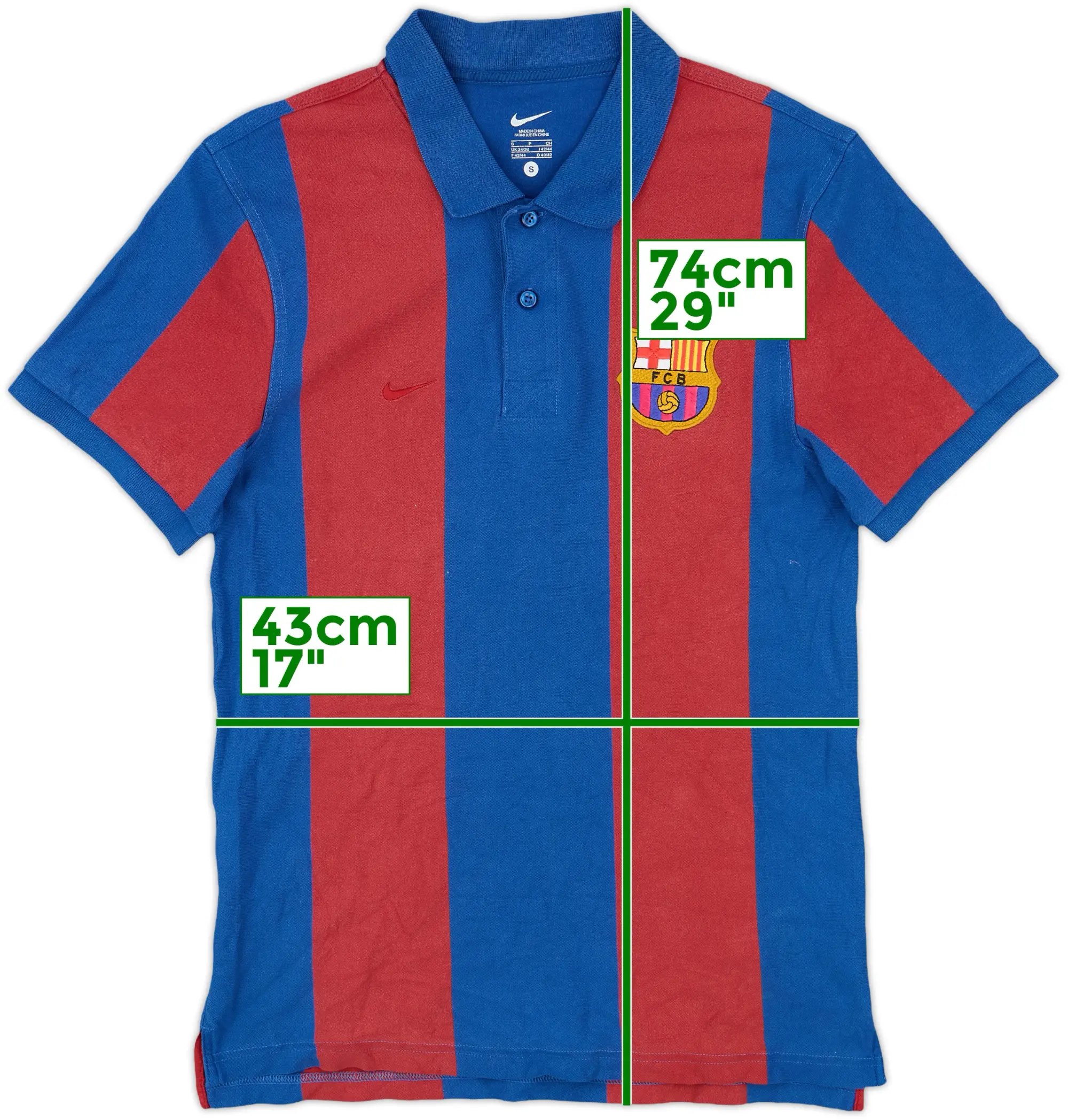 Nike Barcelona Mens SS Home Shirt 2010/11